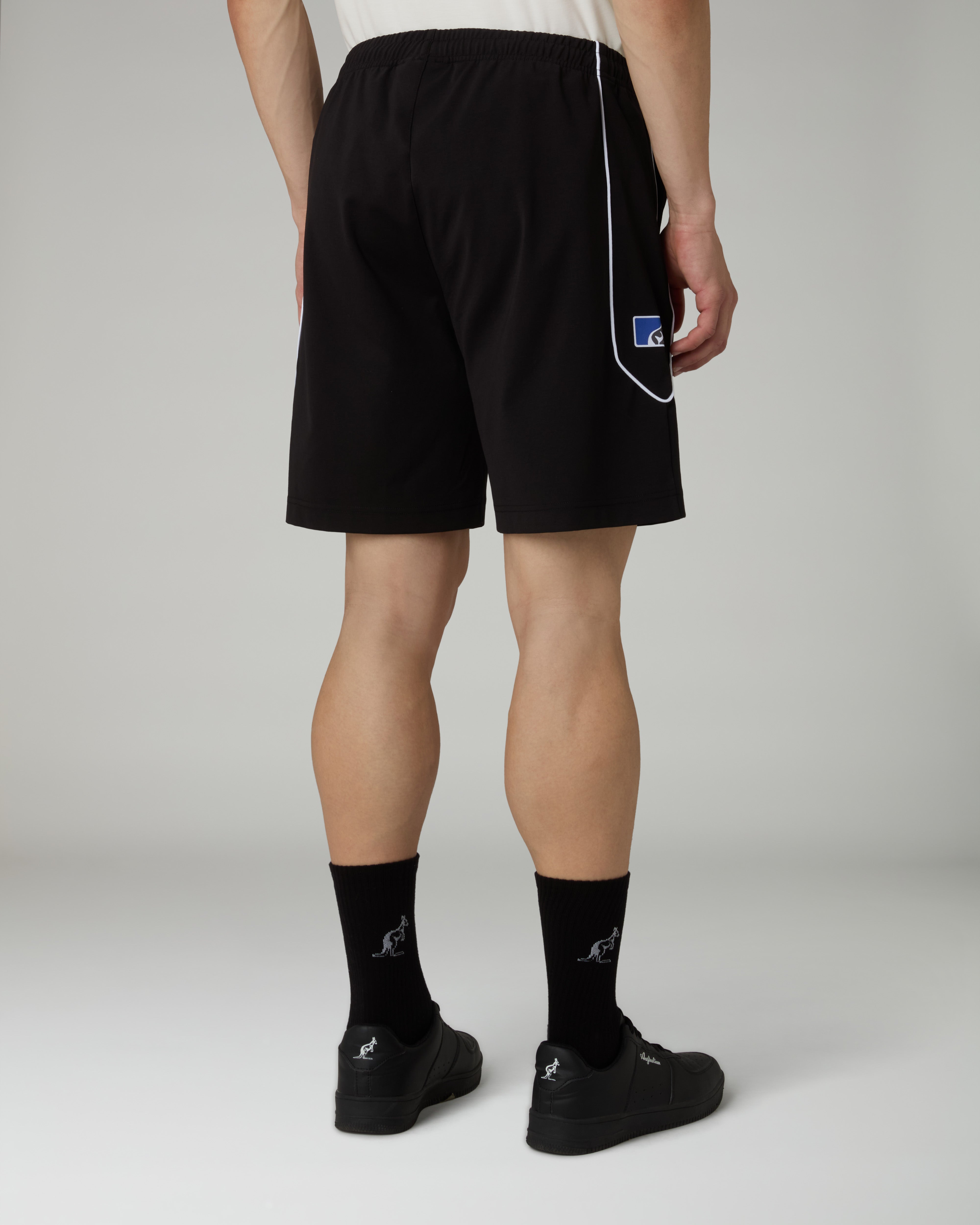 australian-slate-short-short-uomo-cotone-interlock-nero-made-in-italy image 3