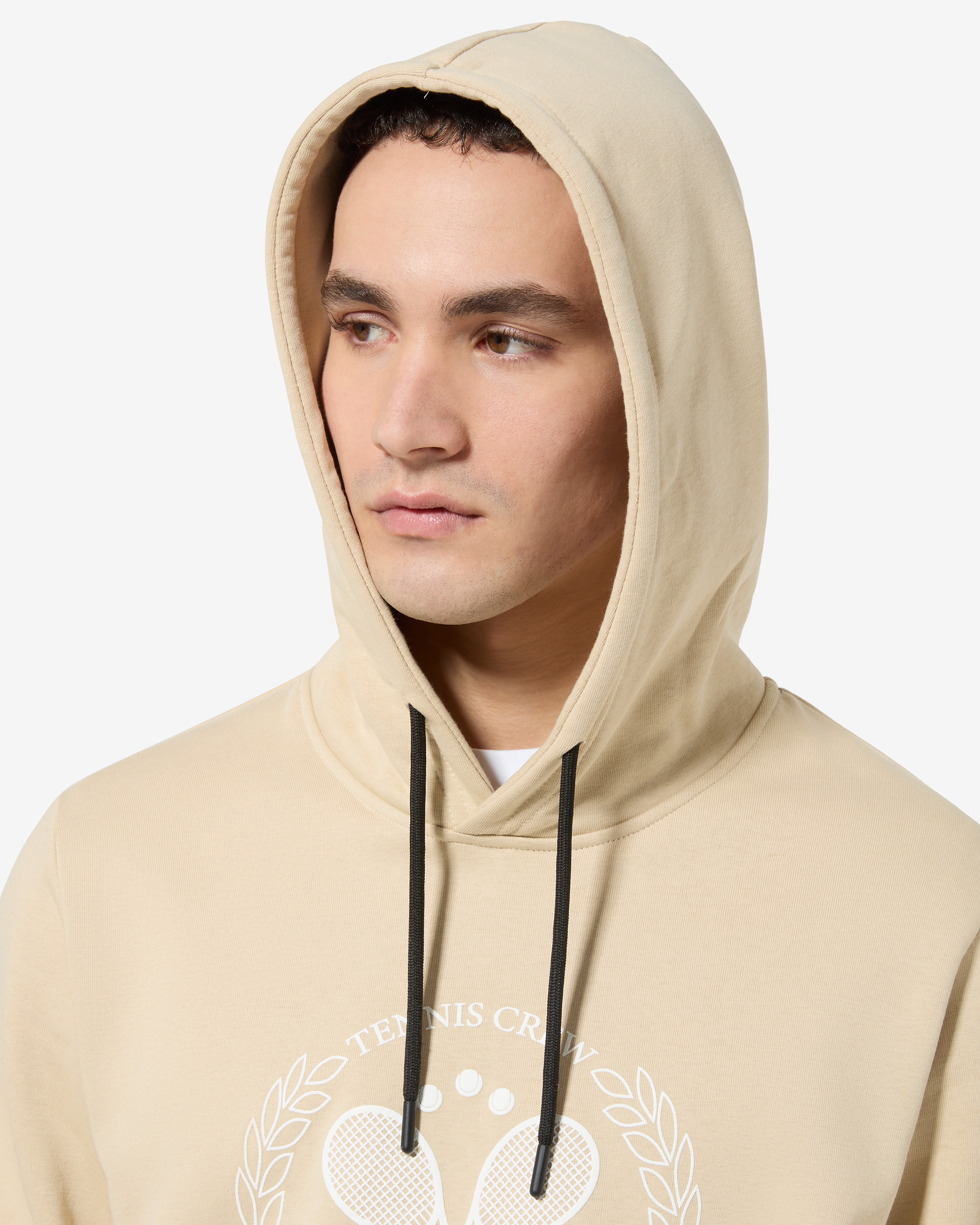 australian-tennis-crew-hoodie-sabbia-felpa-con-cappuccio image 4