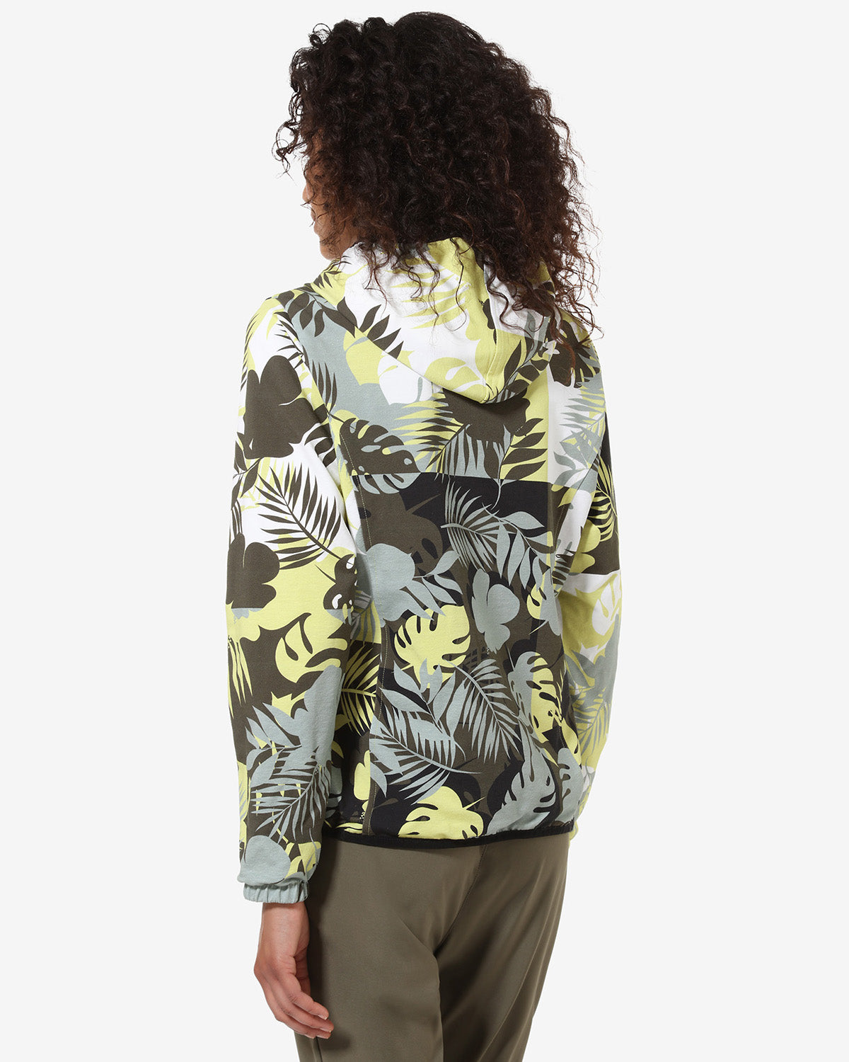 australian-flowers-revers-track-jacket-giacca-reversibile-lime-2-in-1 image 2