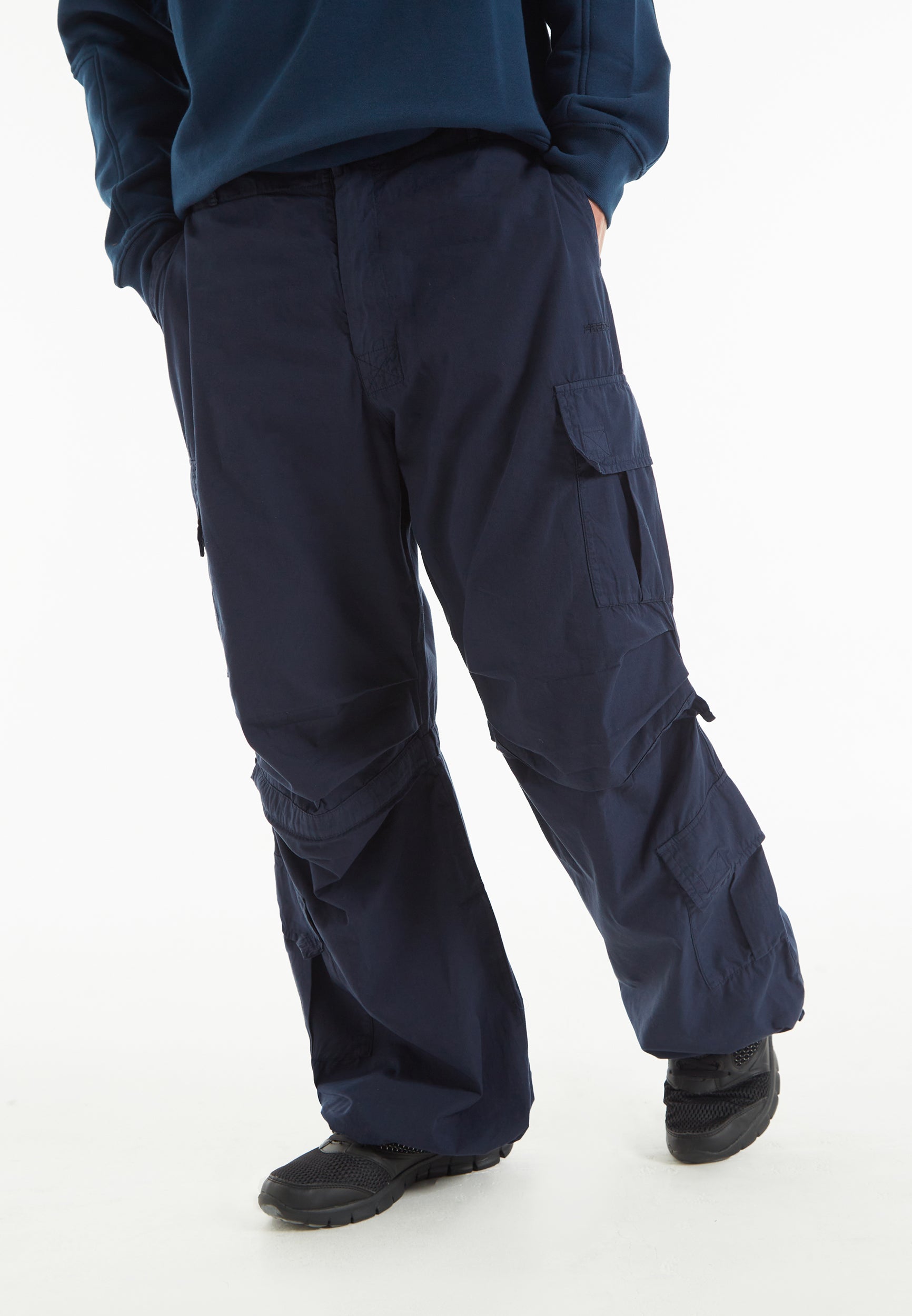 freddy-pantaloni-cargo-in-popeline-di-cotone-con-doppie-tasche image 7