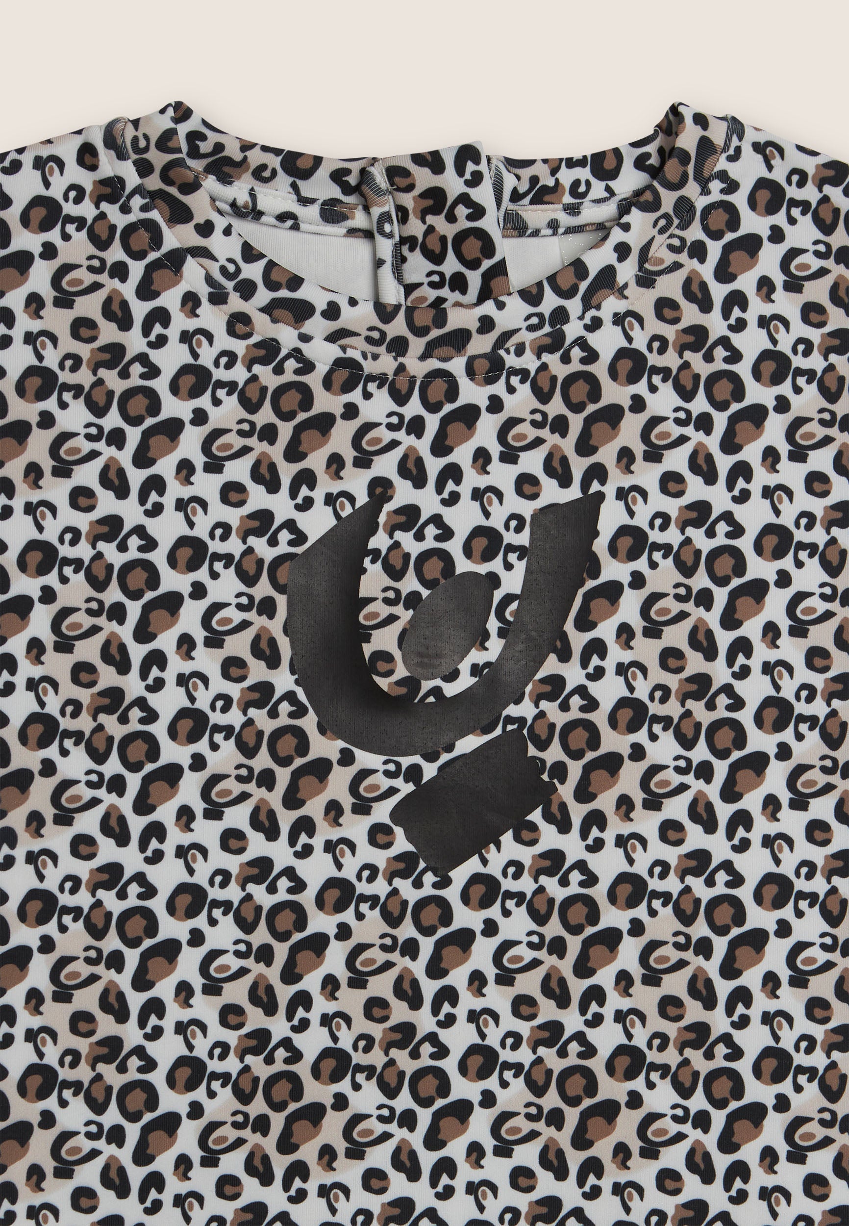 freddy-felpa-cropped-bambina-animalier-con-zip-posteriore-e-logo-omino image 3