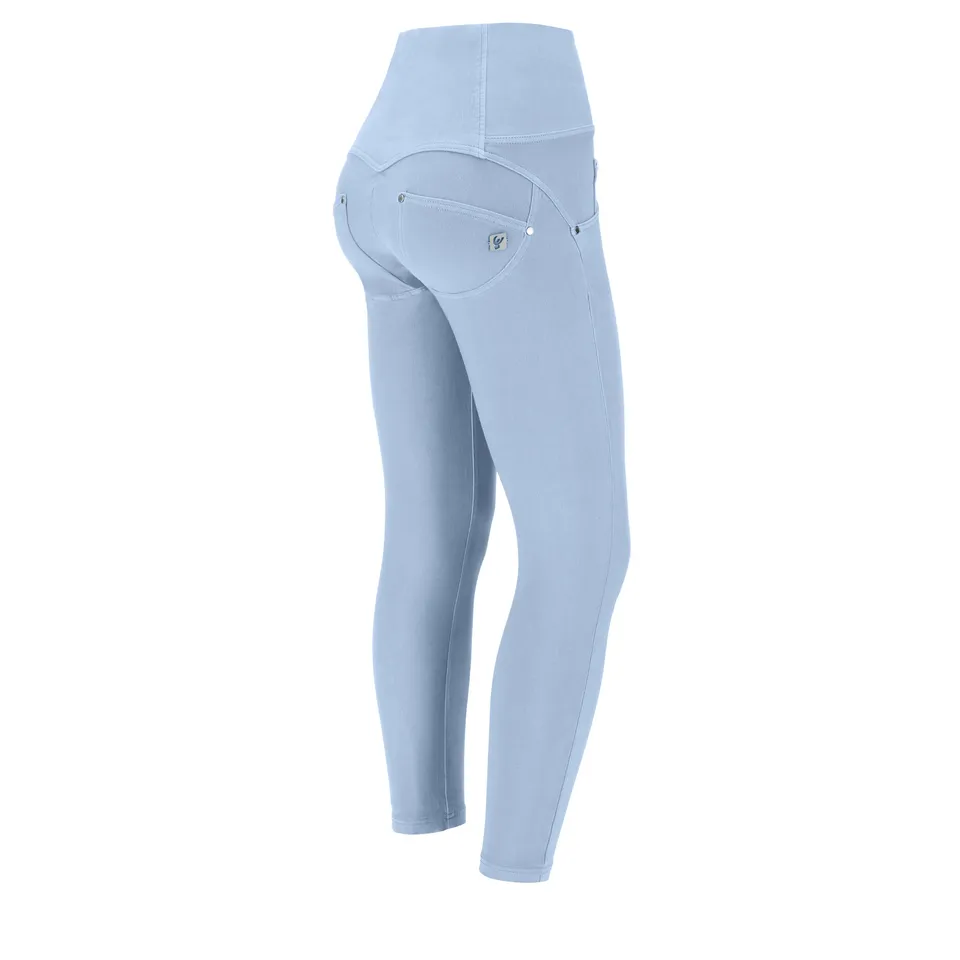 freddy-pantaloni-push-up-wr-up-7-8-vita-alta-con-bottoni-effetto-strappi image 1