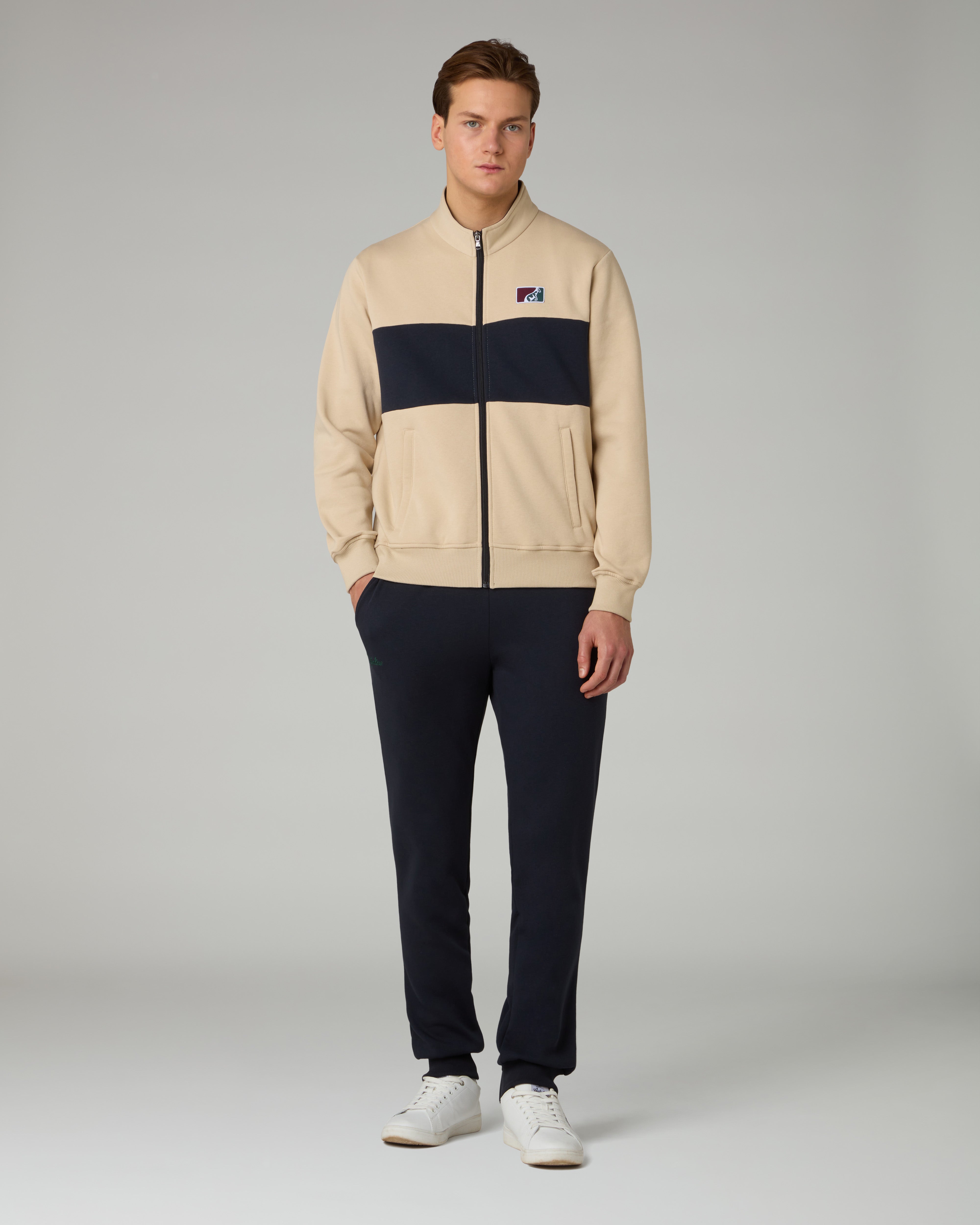 australian-posh-fleece-track-jacket-giacca-felpa-full-zip-con-tasche-zip image 2
