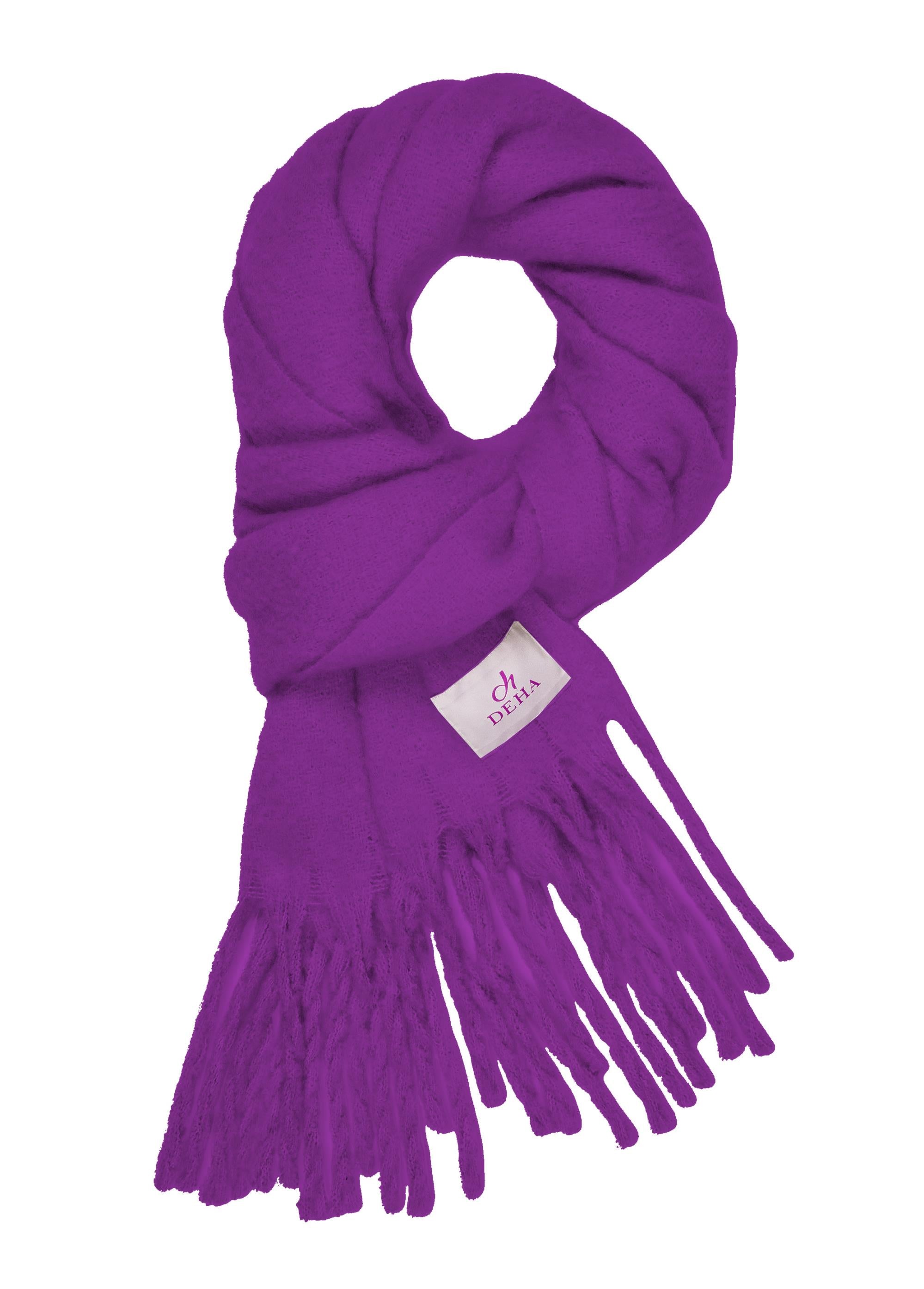 deha-sciarpa-con-frange-viola-200x40-cm image 2