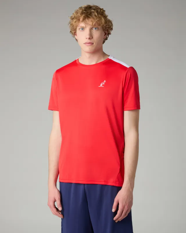 australian-energy-t-shirt-ace-tennis-t-shirt-rosso-vivo image 1