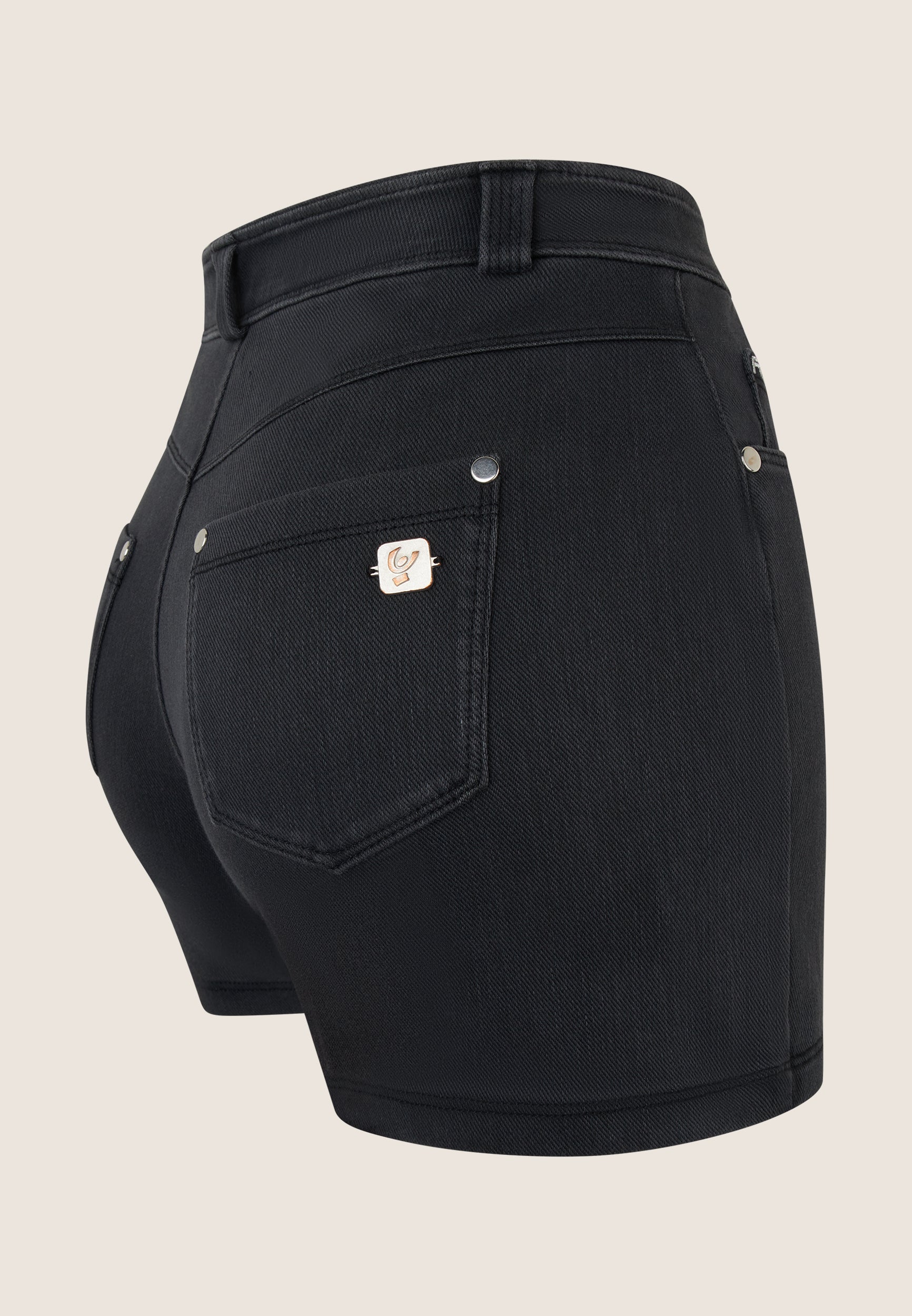 freddy-shorts-denim-donna-vita-regular-lavaggio-scuro-5-tasche image 3