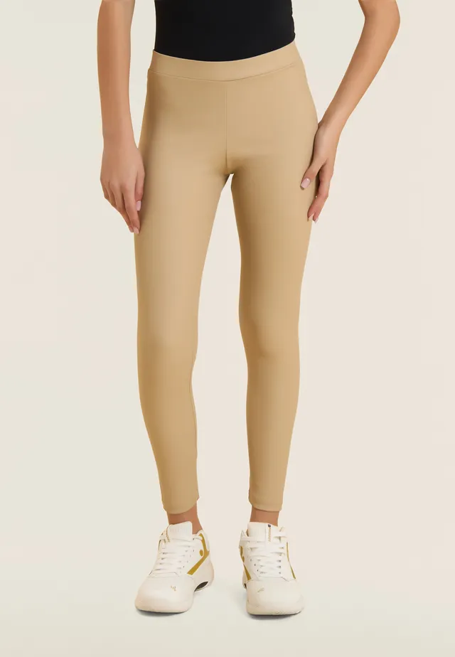 freddy-leggings-7-8-coated-elasticizzato-vita-regular-effetto-pelle image 1