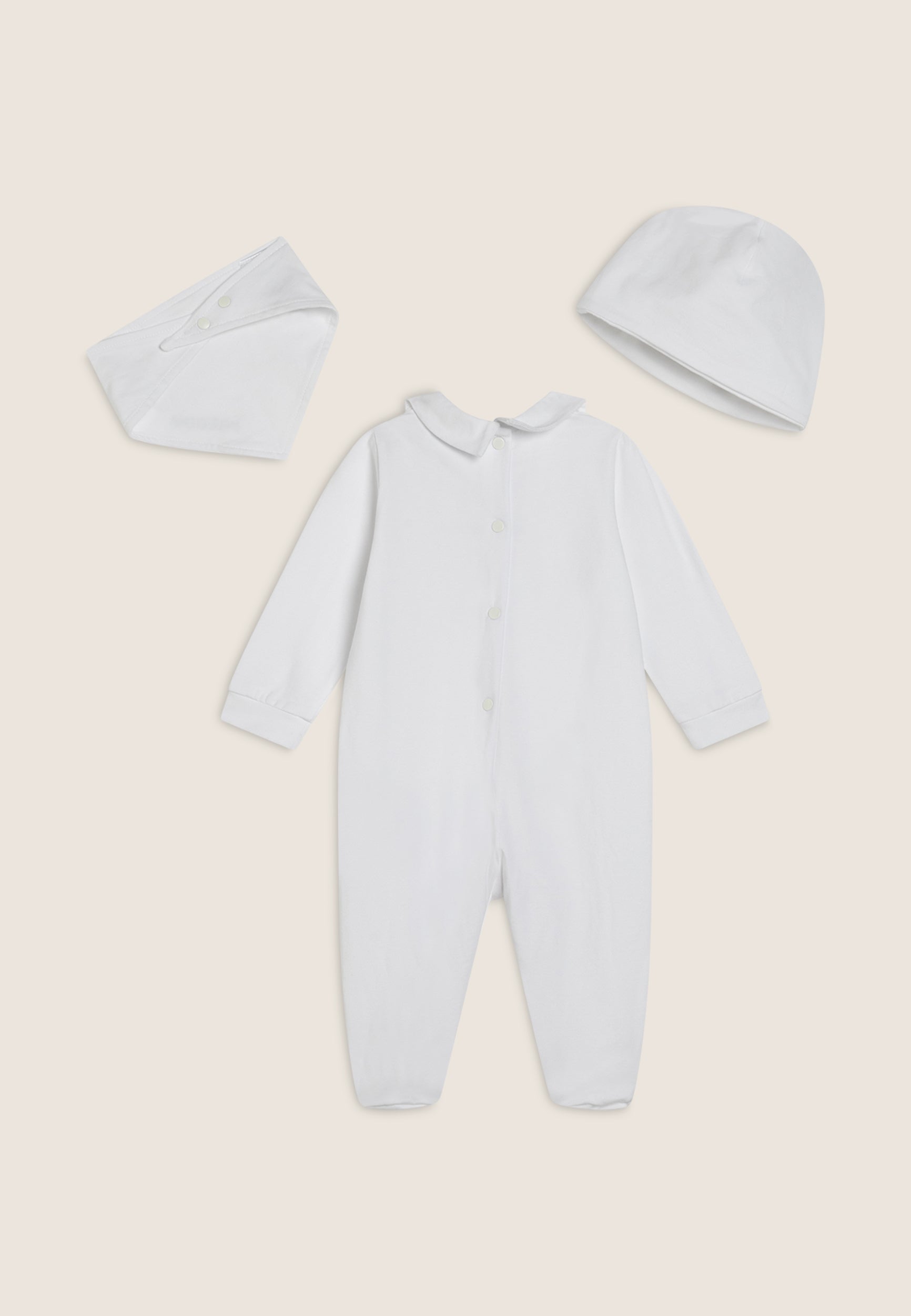 freddy-tutina-neonato-3-pezzi-con-cuffia-e-bavaglino image 2