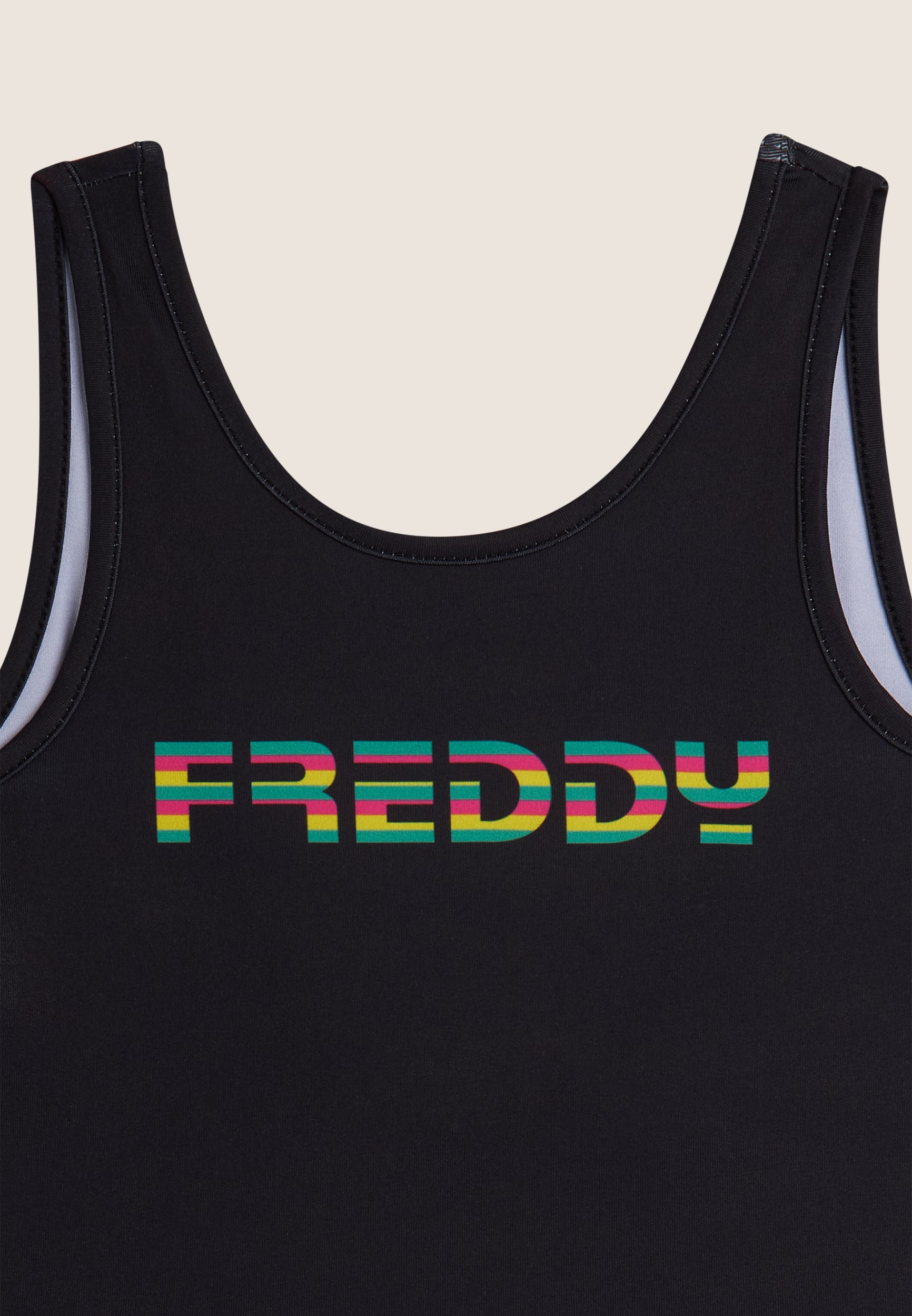 freddy-body-bambina-in-tessuto-tecnico-con-logo-freddy-colorato image 3