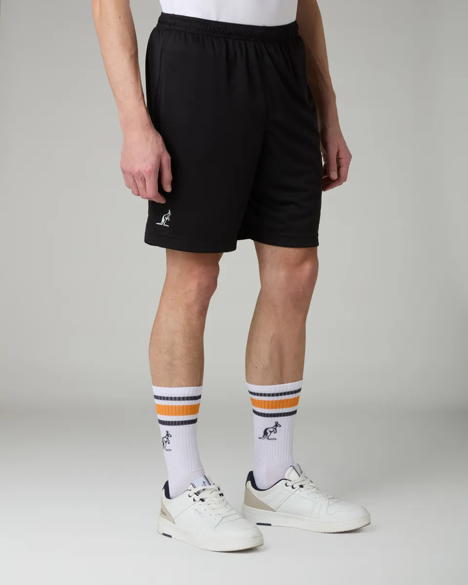 australian-ace-short-tennis-pantaloncino-elastico-nero-made-in-italy image 1