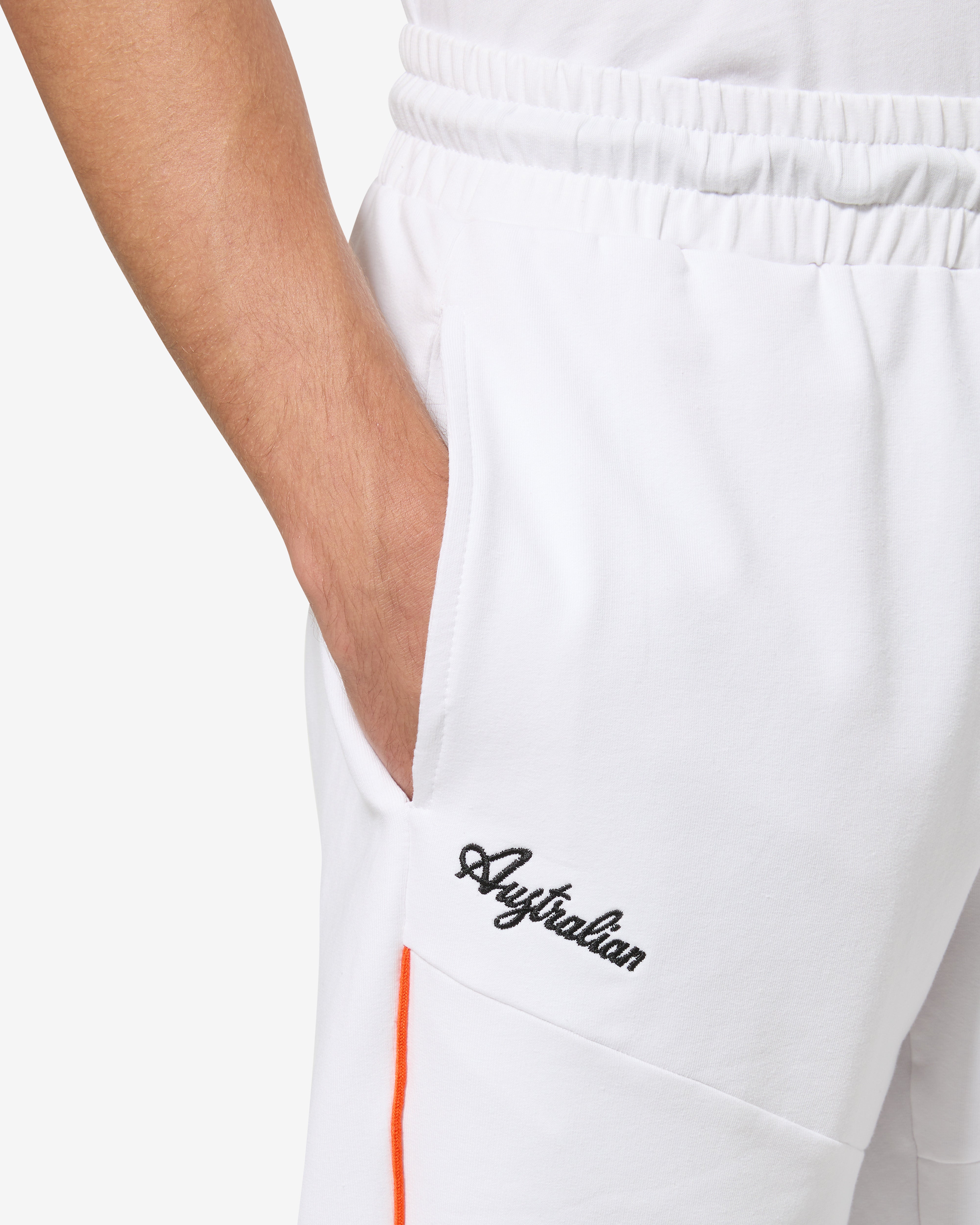 australian-collage-short-short-in-felpa-elasticizzata-bianco image 5