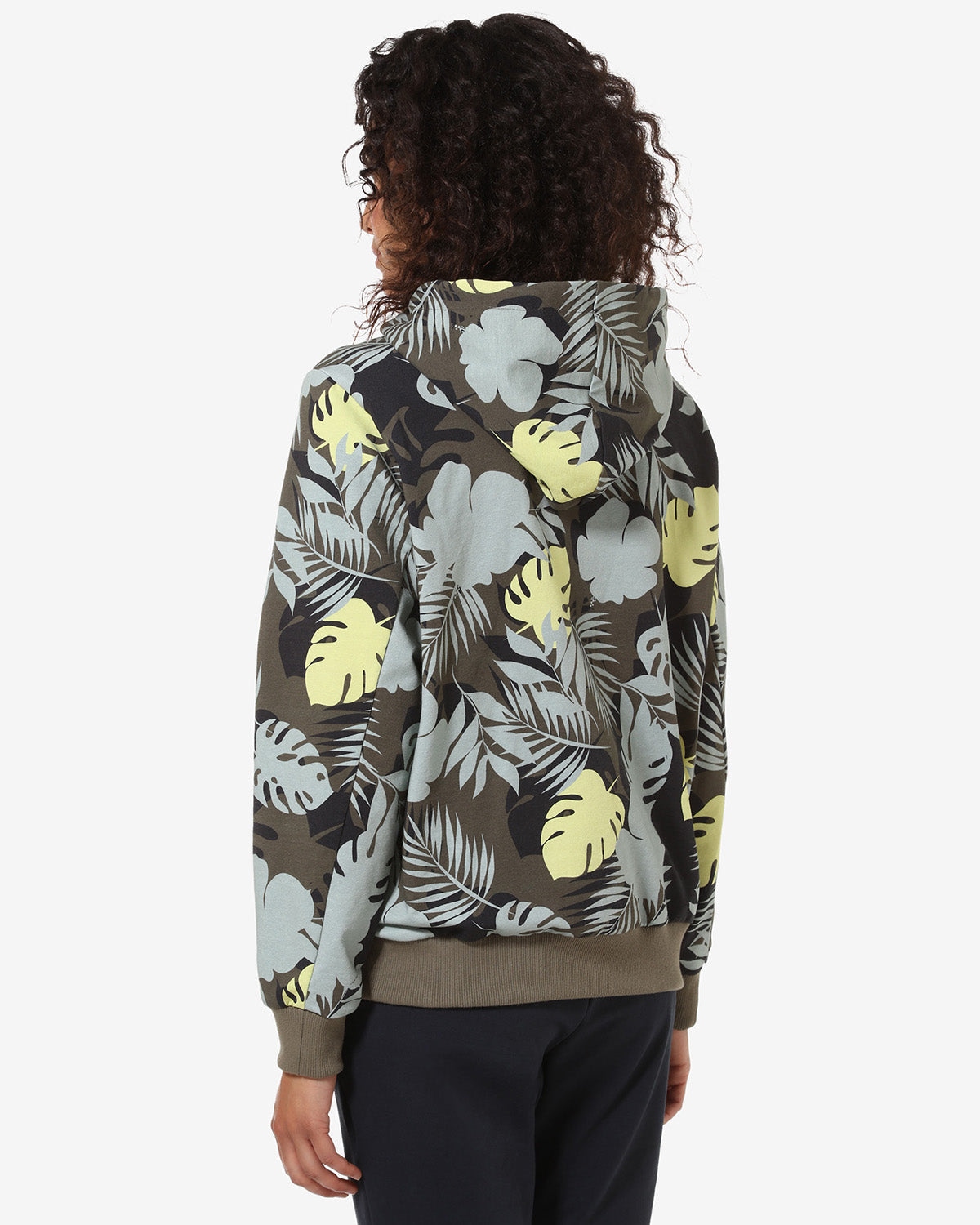 australian-flowers-hoodie-jacket-giacca-felpa-verde-aneto image 2