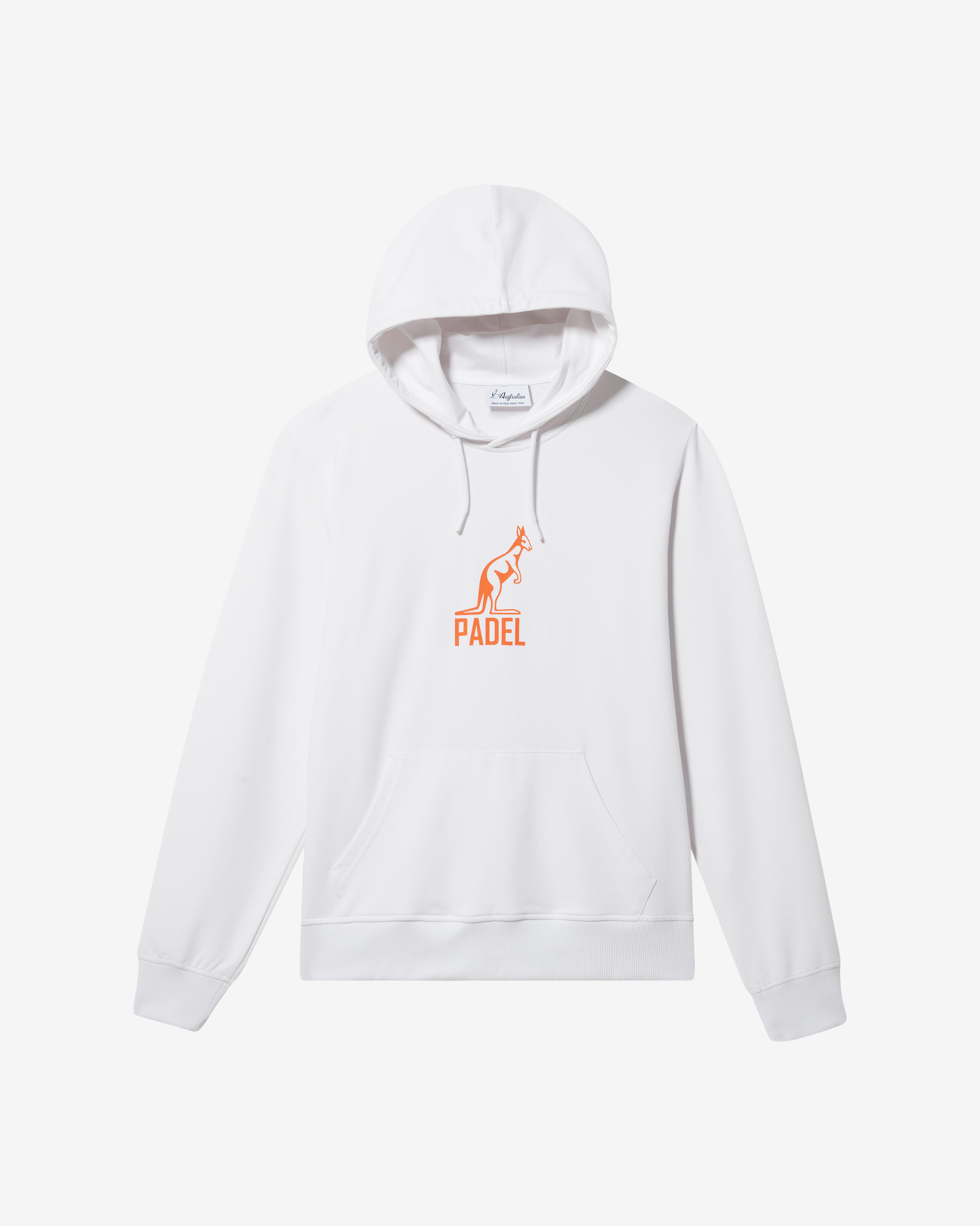 australian-padel-logo-hoodie-felpa-padel-cotone-bianco image 6