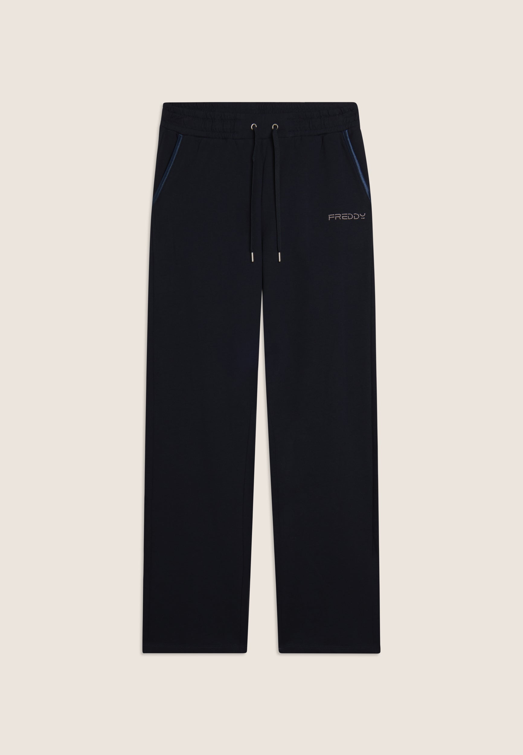 freddy-pantaloni-sportivi-comfort-fit-gamba-dritta-in-jersey-cotone image 6