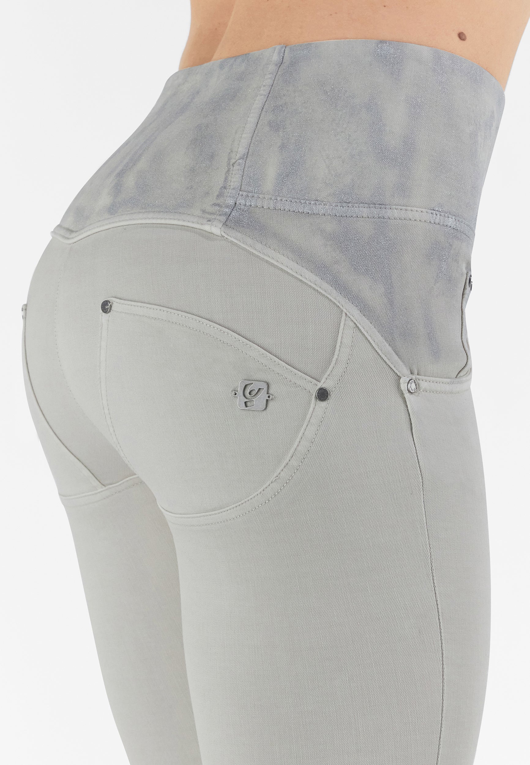 freddy-pantaloni-push-up-wr-up-navetta-spalmato-argento image 7
