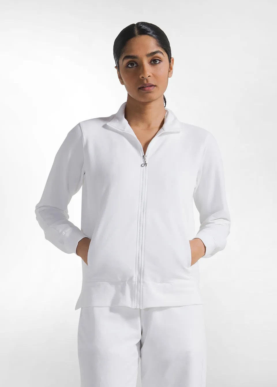 deha-felpa-leggera-core-con-zip-bianca image 1