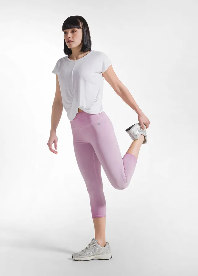 deha-leggings-7-8-effetto-sfumato-in-jersey-stretch-rosa image 1