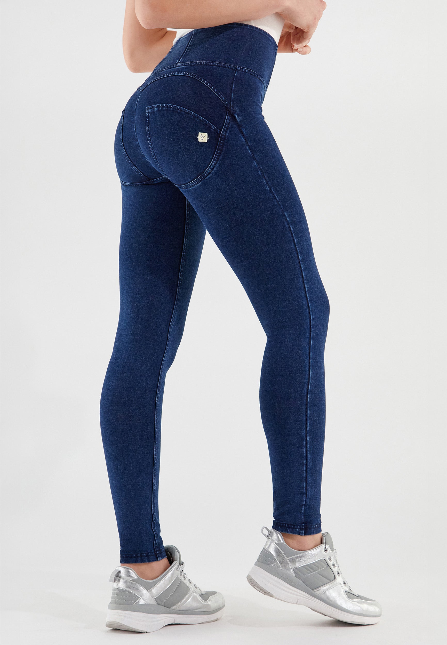 freddy-pantalone-wr-up-skinny-vita-alta-regular-in-denim-elasticizzato-donna image 8