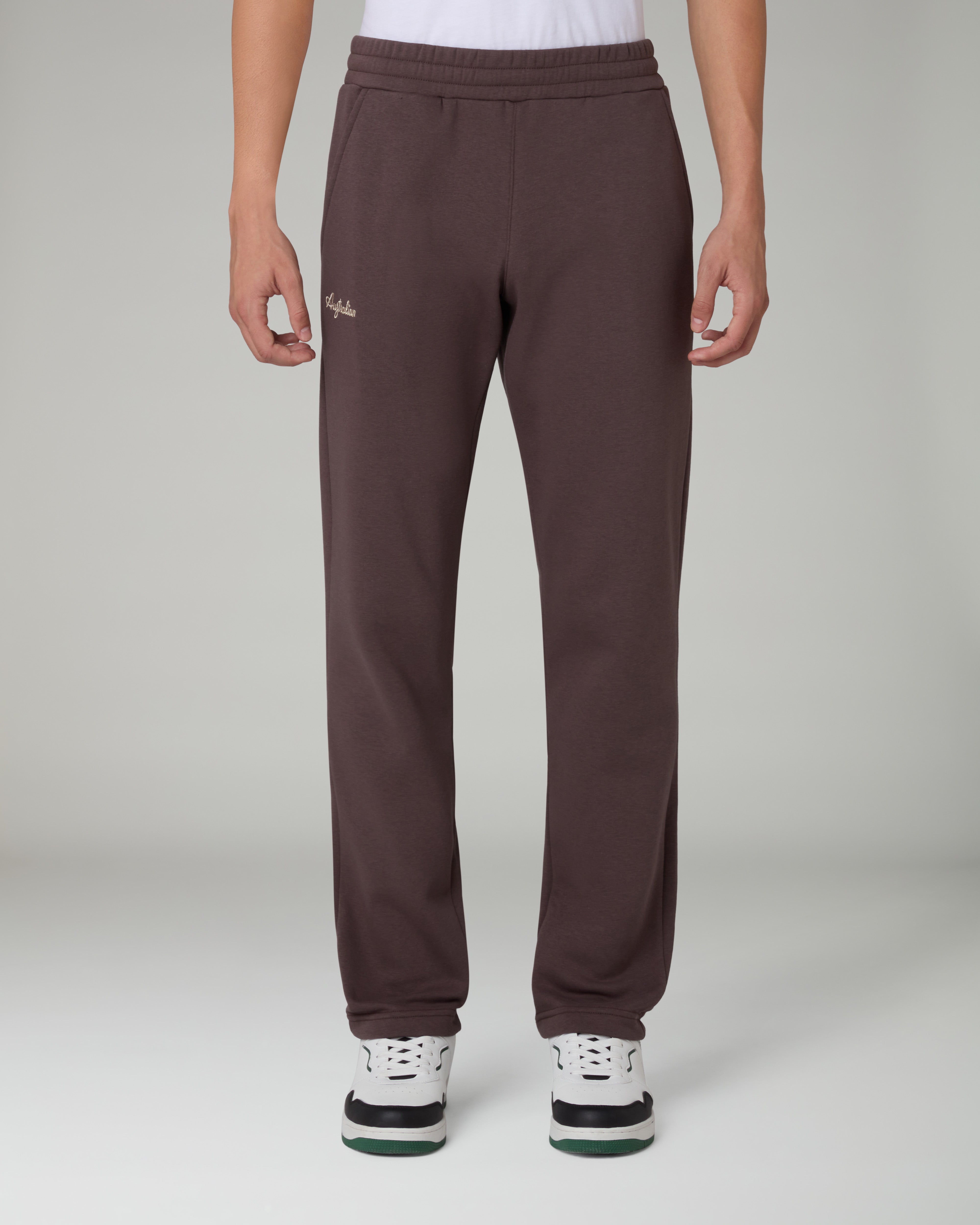 australian-essential-fleece-track-pant-pantalone-caffe image 1