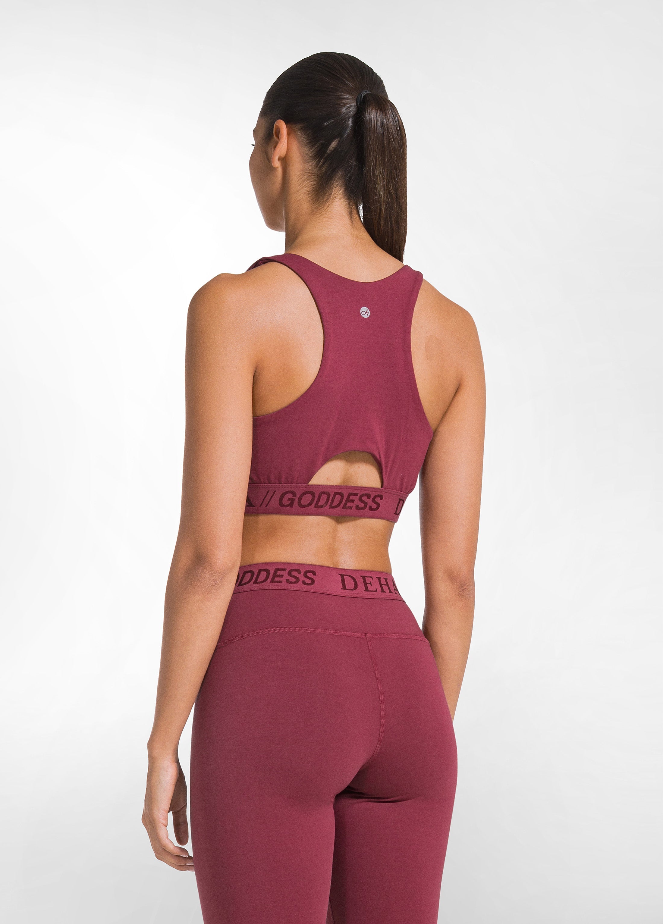 deha-top-vogatore-corto-jersey-stretch-rosso image 2