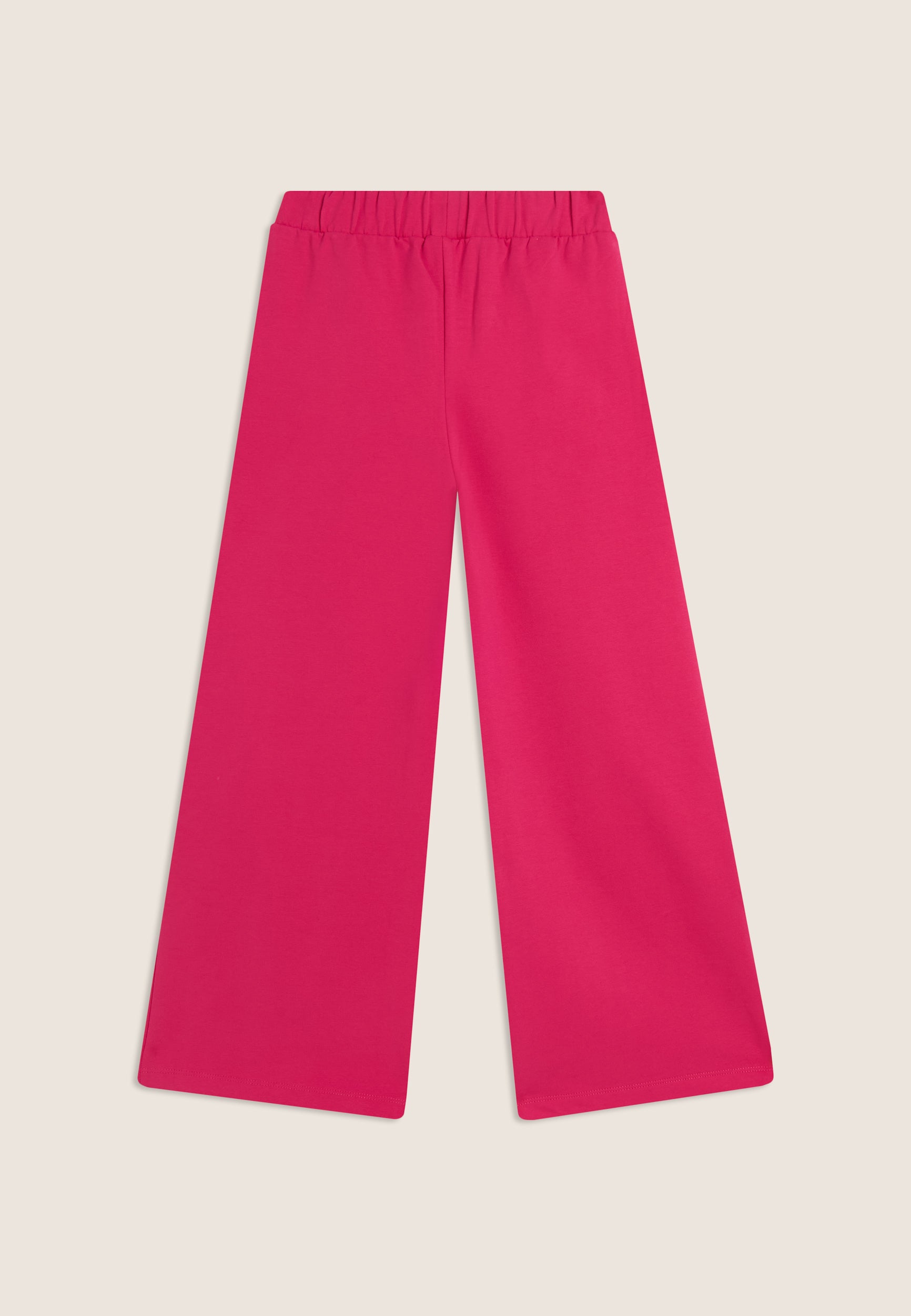 freddy-pantaloni-junior-wide-leg-in-cotone-elasticizzato-con-logo-gommato image 2
