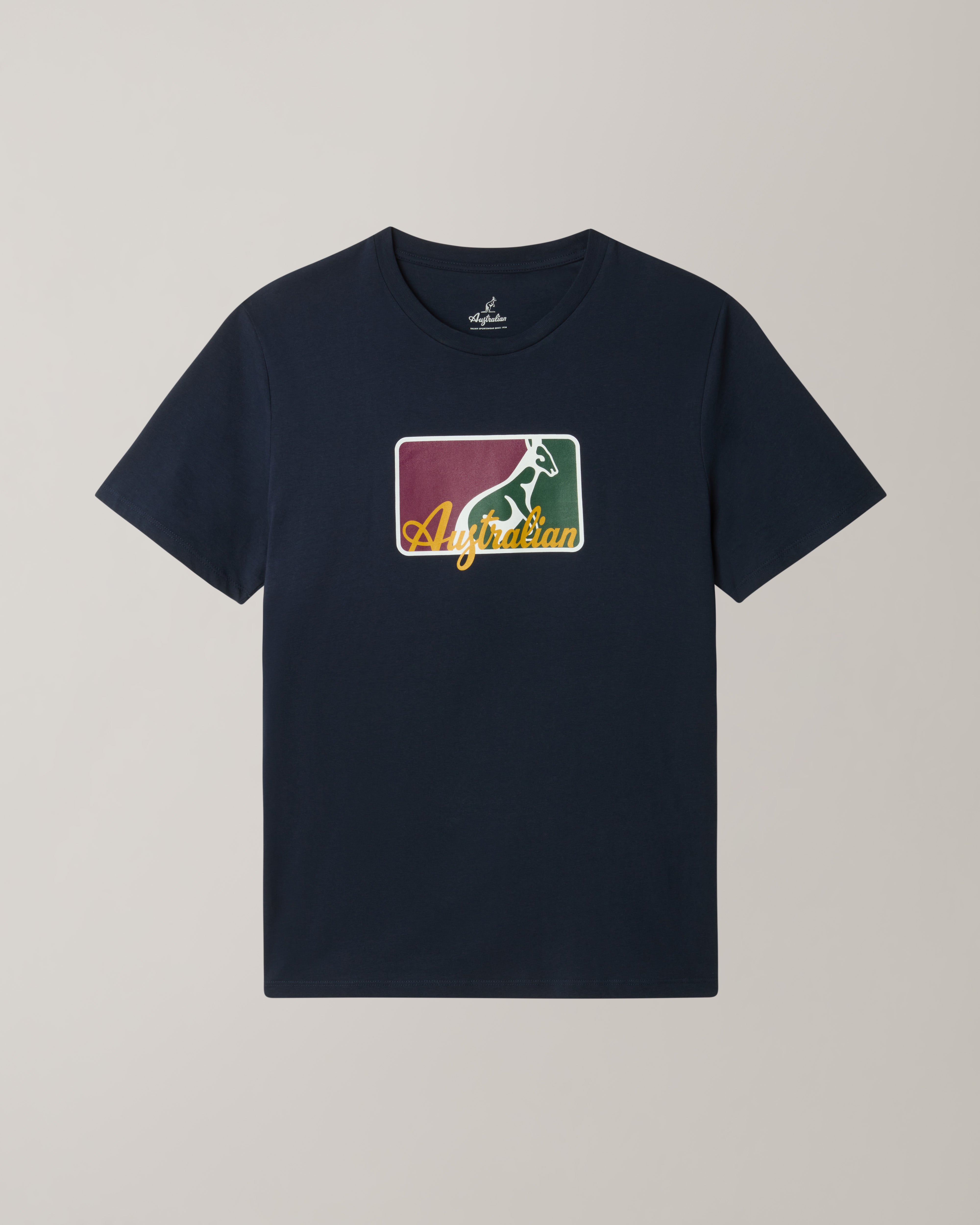 australian-league-cotton-t-shirt-maglia-cotone-regular-blu image 5