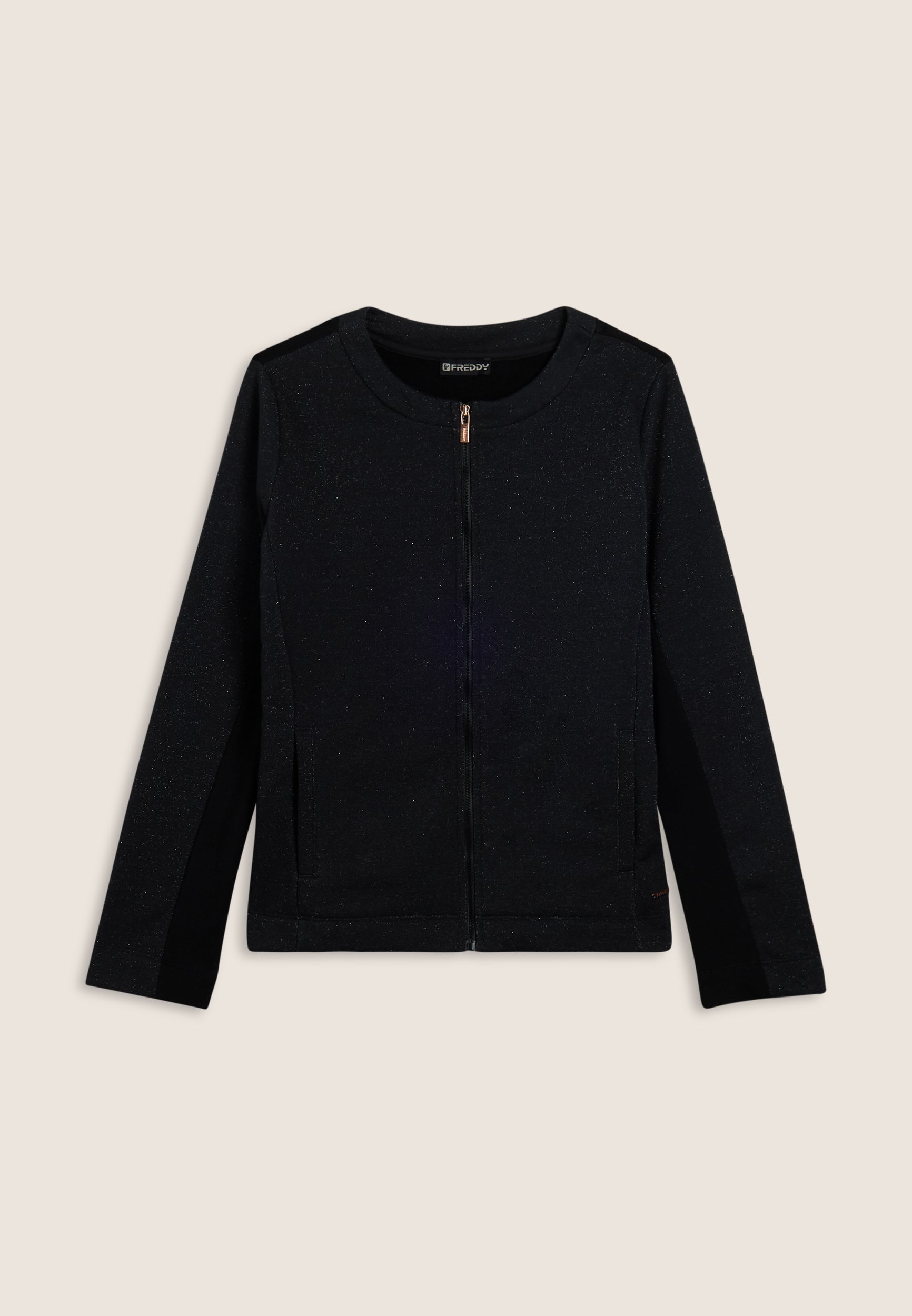 freddy-felpa-donna-full-zip-fronte-m-lange-lurex image 5