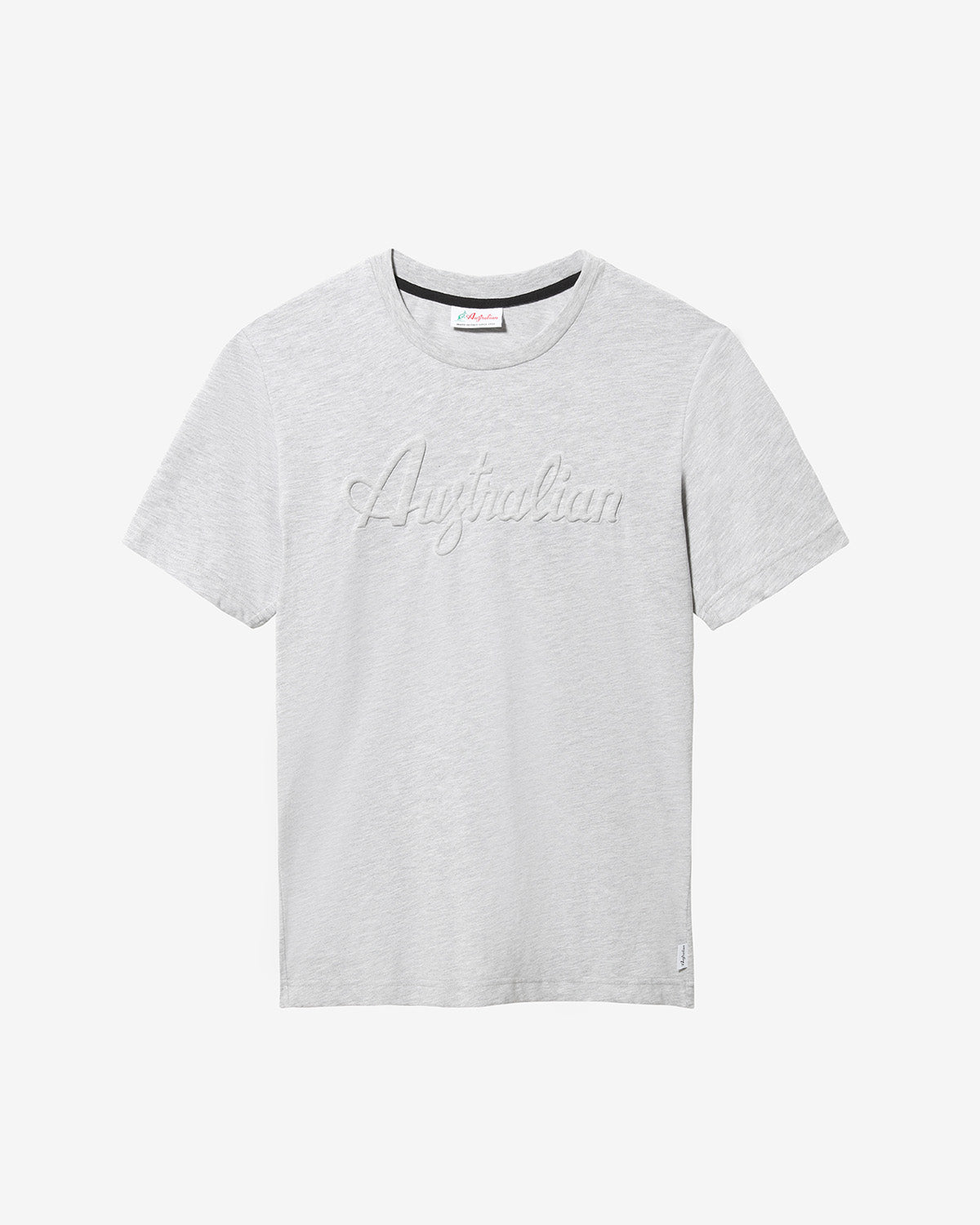 australian-3d-logo-t-shirt-maglietta-cotone-grigio-melange-regular-fit image 5
