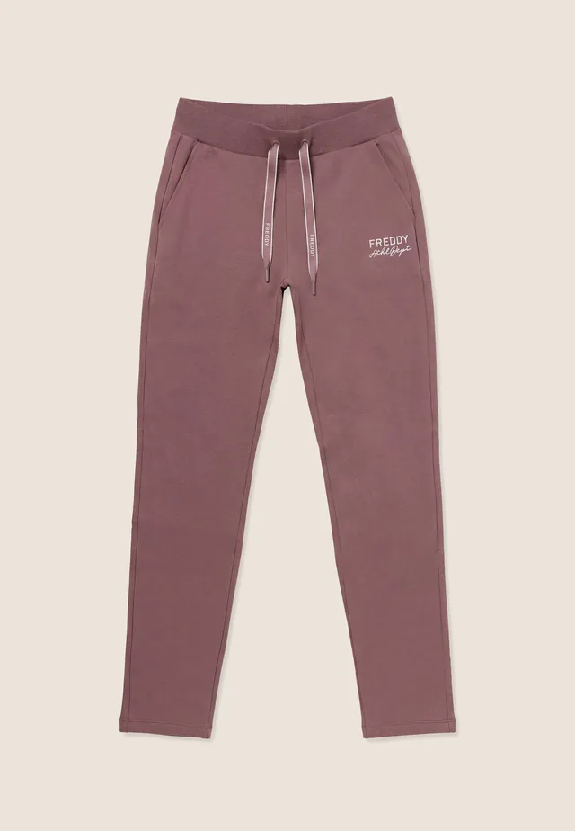freddy-pantaloni-sportivi-donna-in-felpa-regular-fit-fondo-dritto image 1