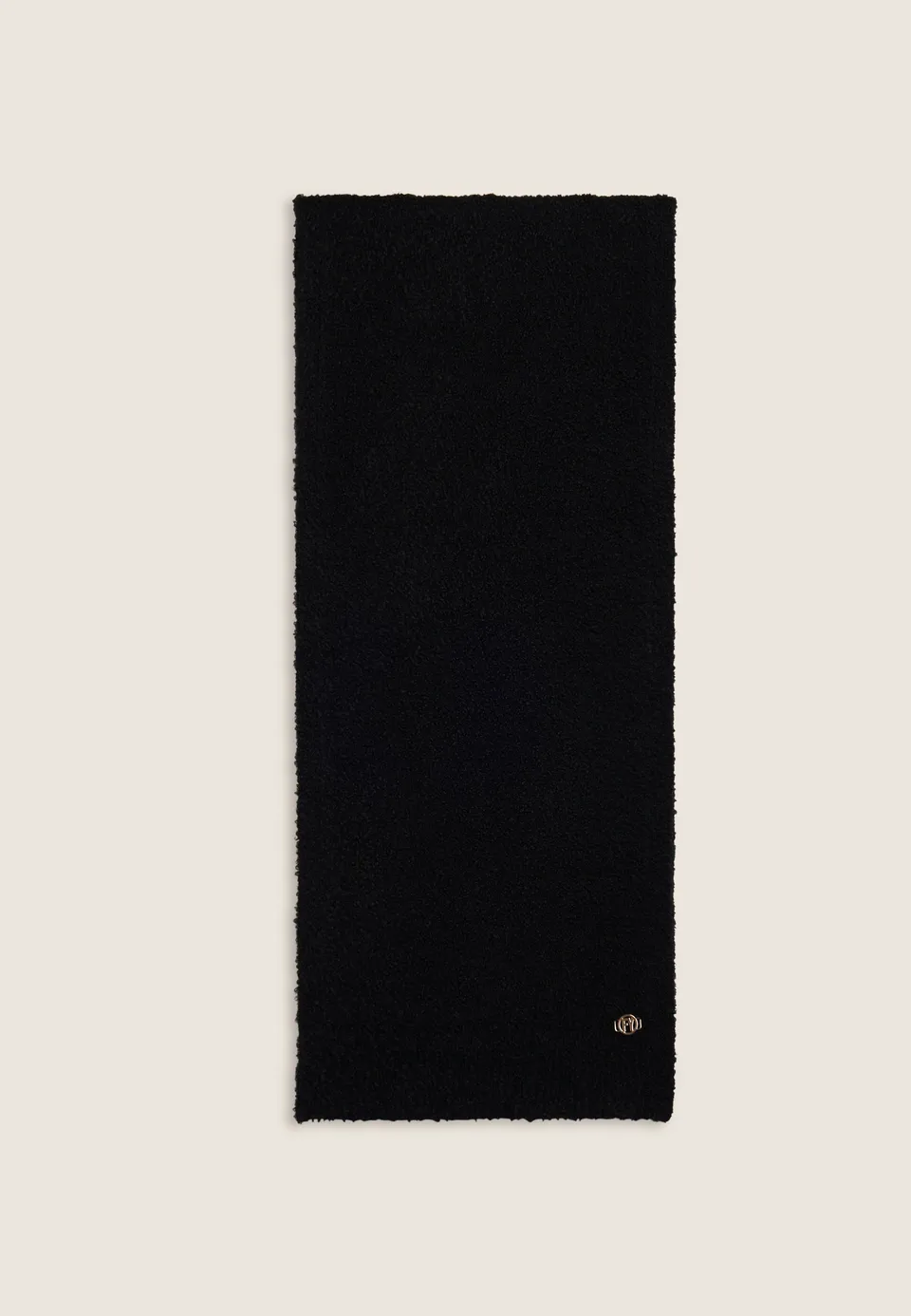 freddy-sciarpa-boucl-effetto-lana-175-cm-con-logo-fy-dorato image 1