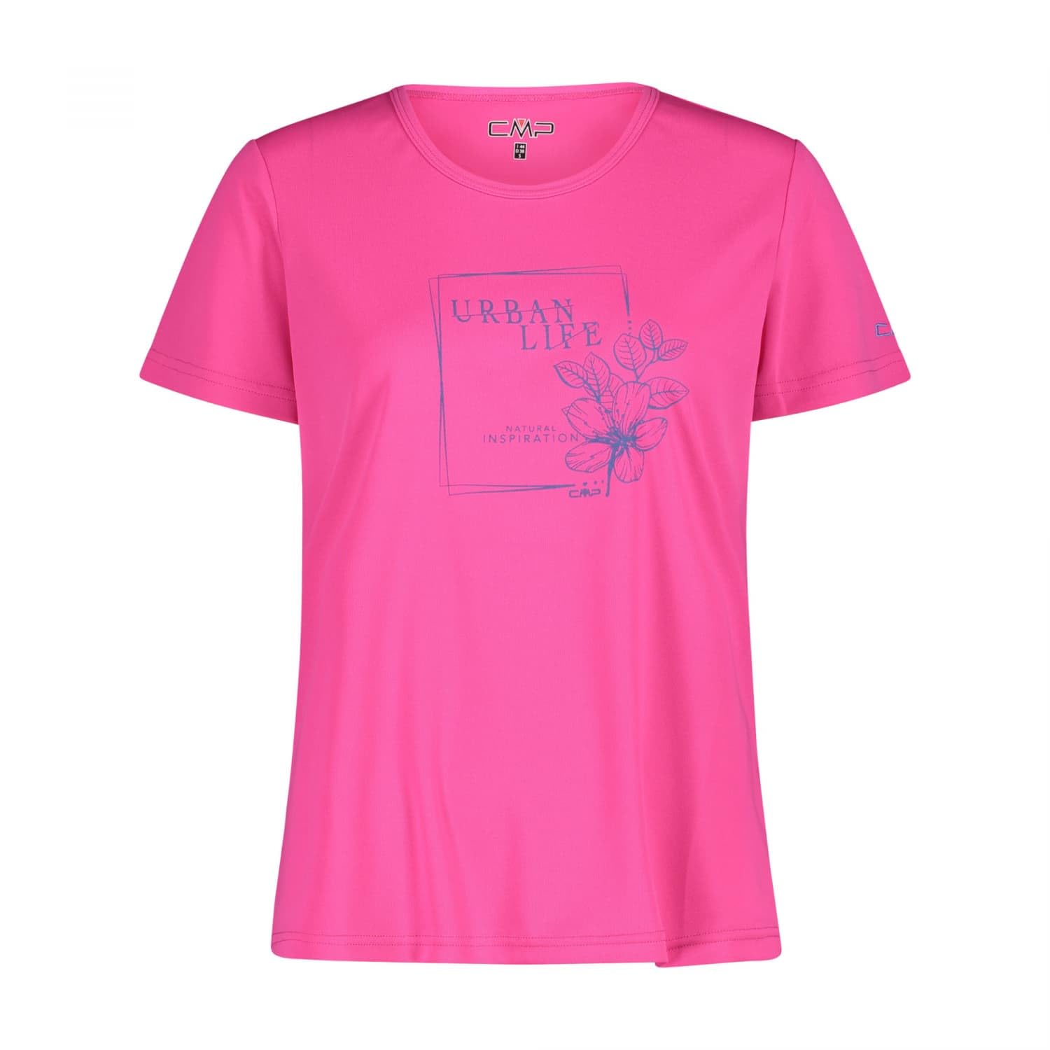 cmp-39t5676p-t-shirt-girocollo-dry-function-logo-donna image 6