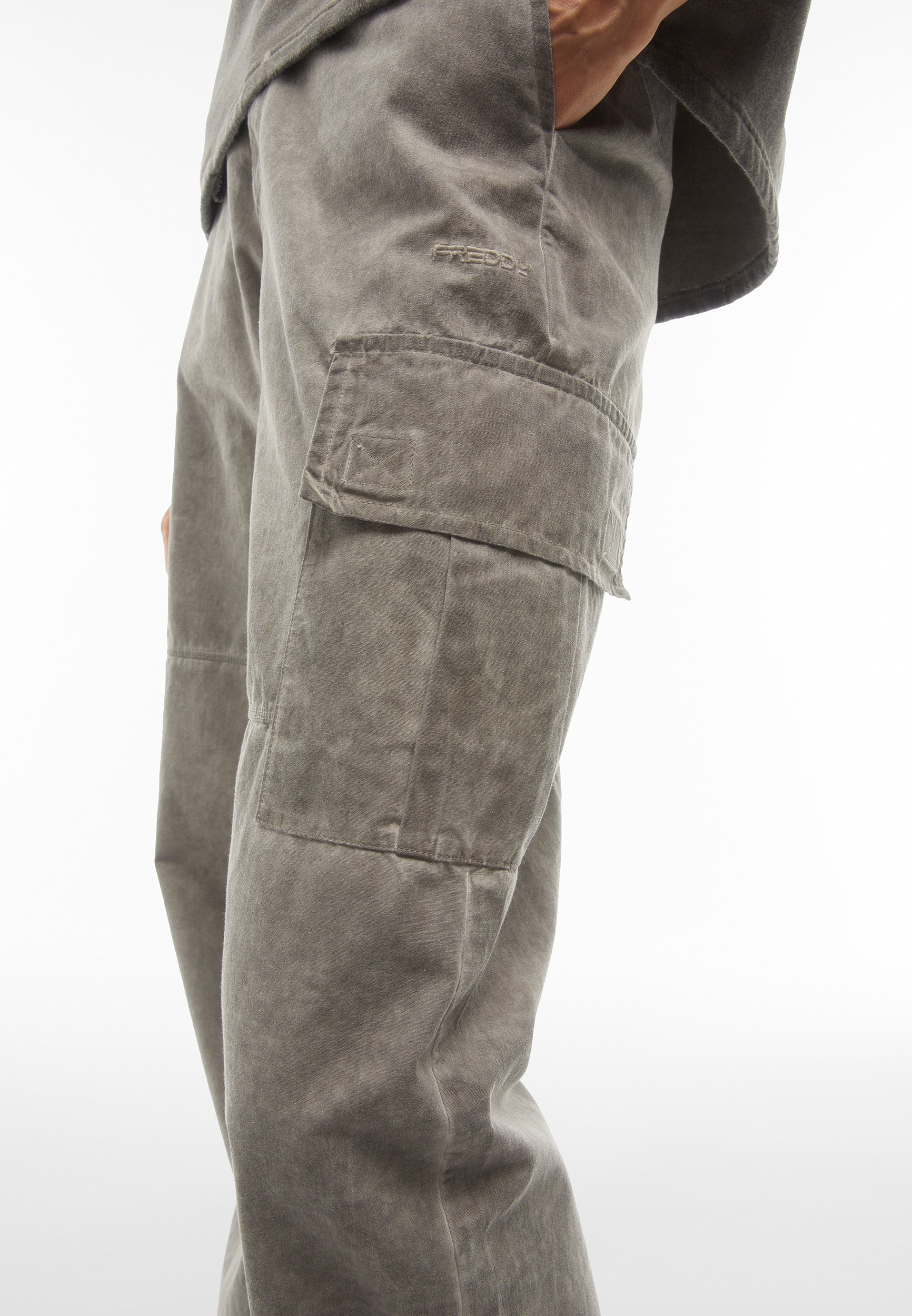 freddy-pantaloni-cargo-canvas-cold-dyed-stile-90s image 4