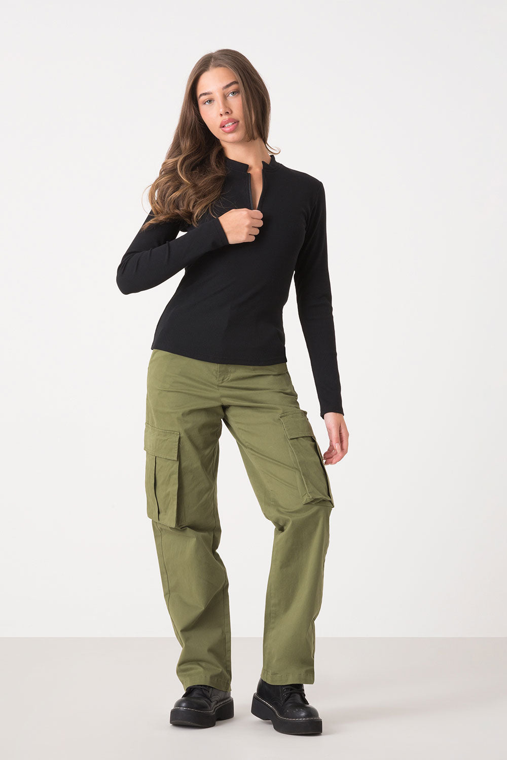 dimensione-danza-panta-cargo-in-pipeline-pantaloni-cargo-donna image 3