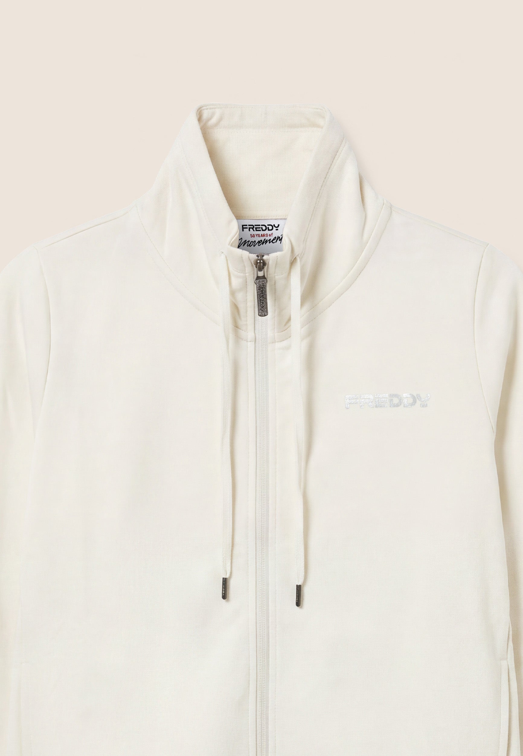 freddy-tuta-sportiva-donna-con-zip-collo-alto-e-logo-ricamato image 6