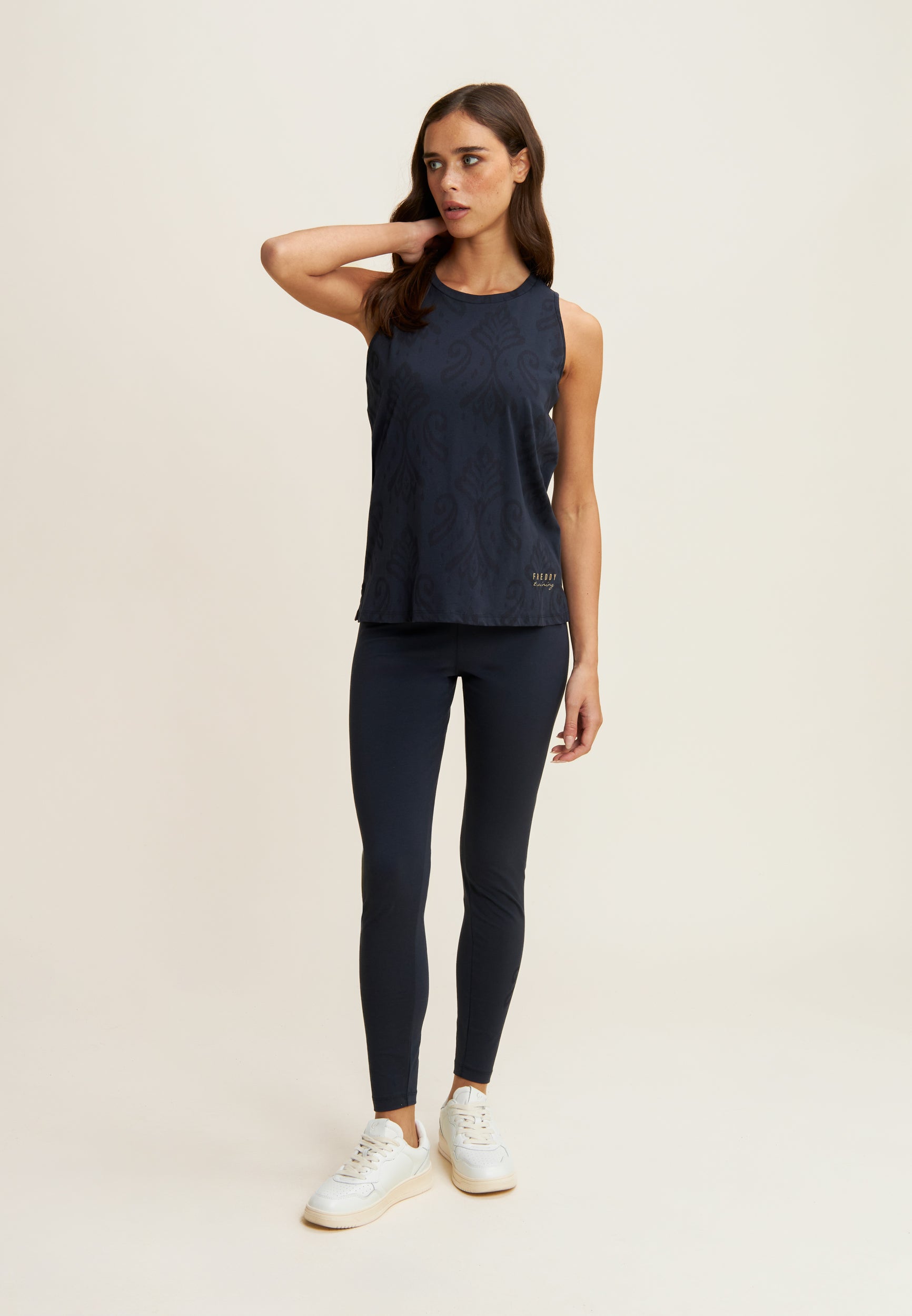 freddy-canotta-floreale-svasata-in-jersey-leggero-donna image 2