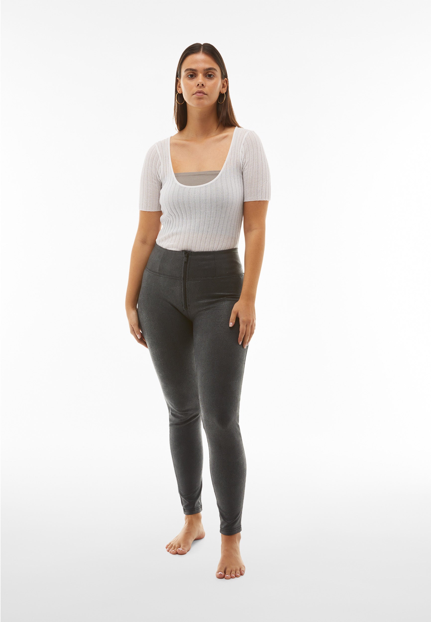 freddy-wr-up-pantaloni-superskinny-vita-alta-similpelle-reptile image 2