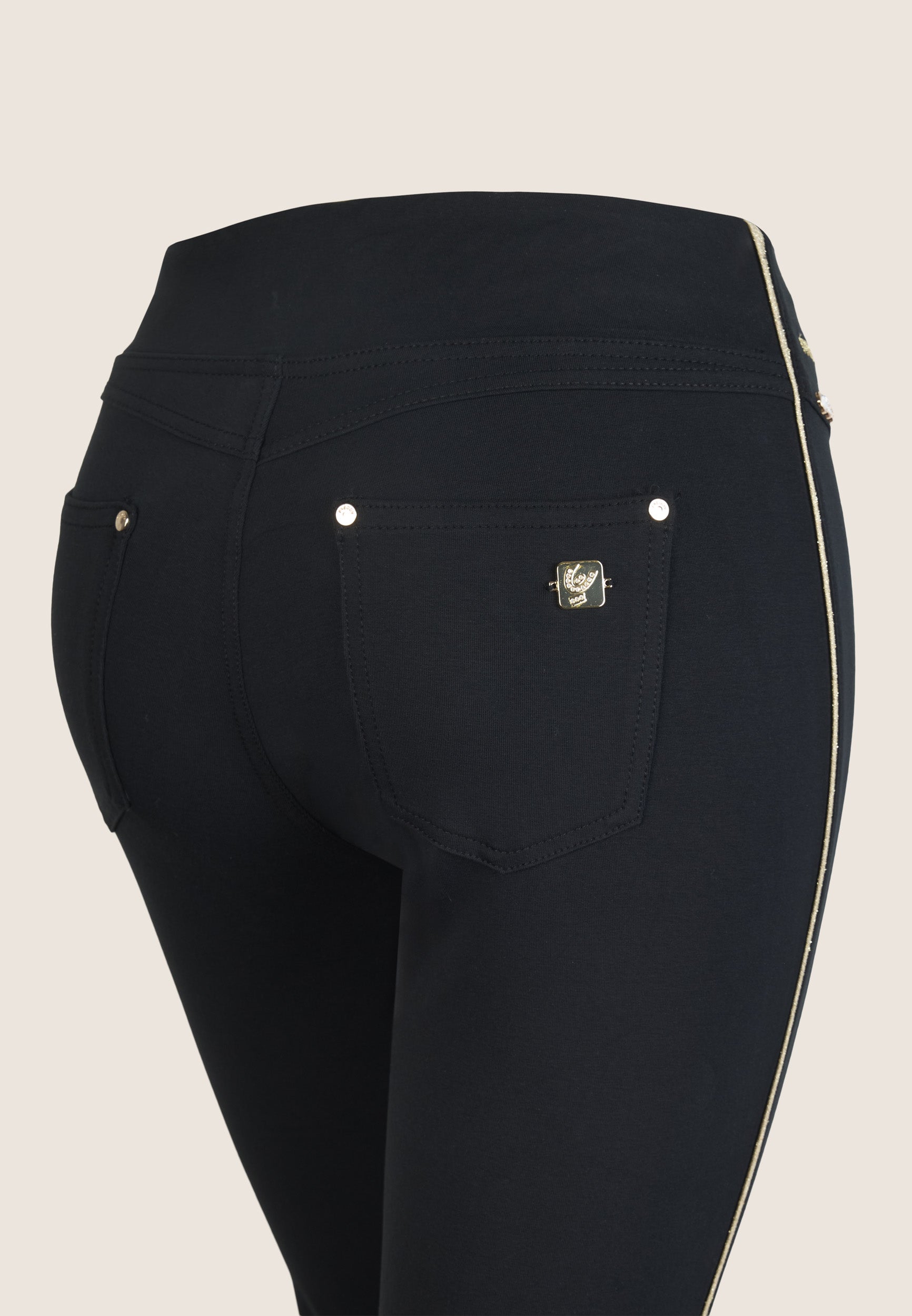 freddy-pantaloni-capri-skinny-vita-alta-in-cotone-organico image 3