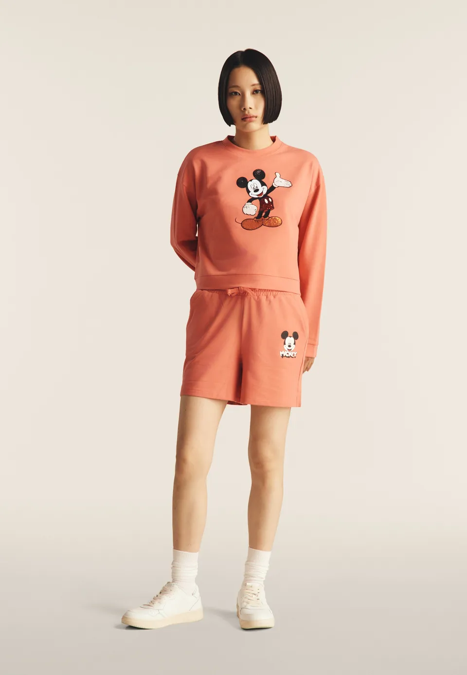 freddy-pantaloncini-regular-fit-mickey-mouse-in-french-terry image 1