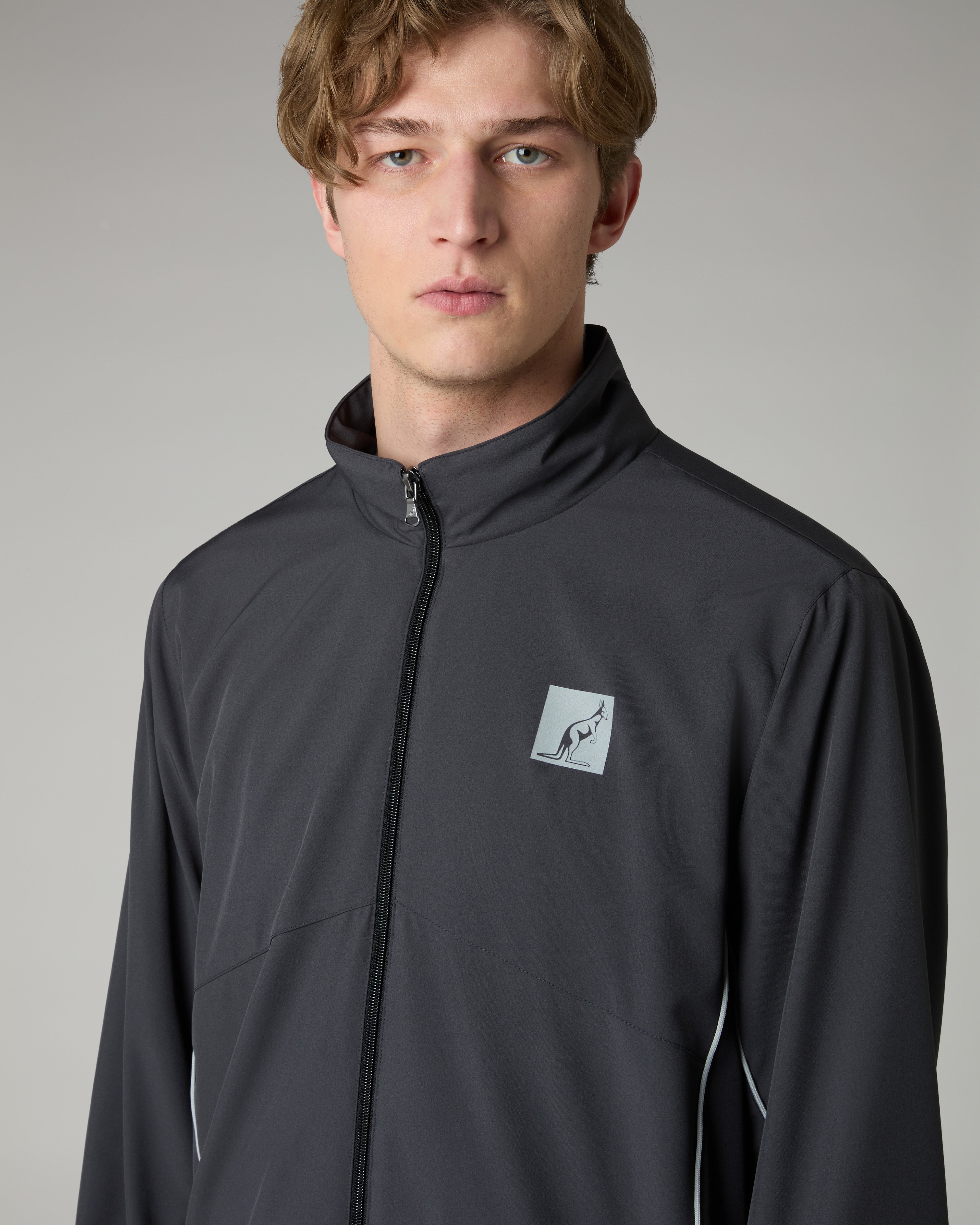 australian-nocturna-slam-tracksuit-grigio-titanio-tuta-tecnica-foderata-made-in- image 4