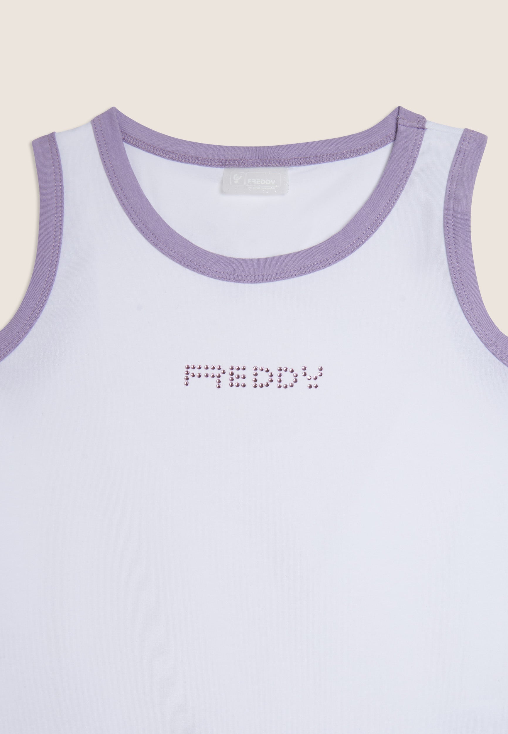 freddy-canotta-slim-con-cut-out-posteriore-e-logo-strass image 7