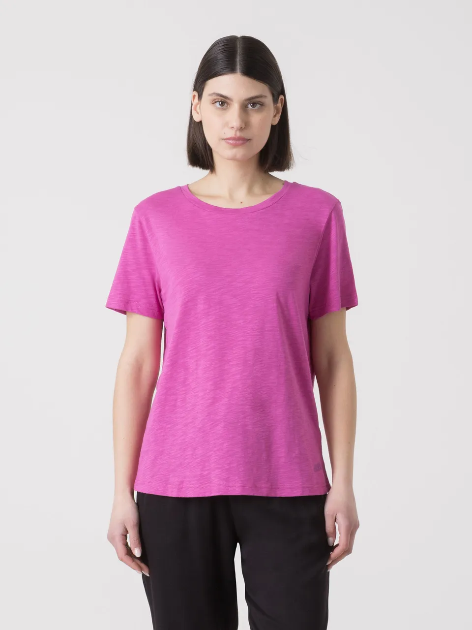 dimensione-danza-t-shirt-donna-in-slub-jersey-regular-fit-con-scollo-rotondo image 1