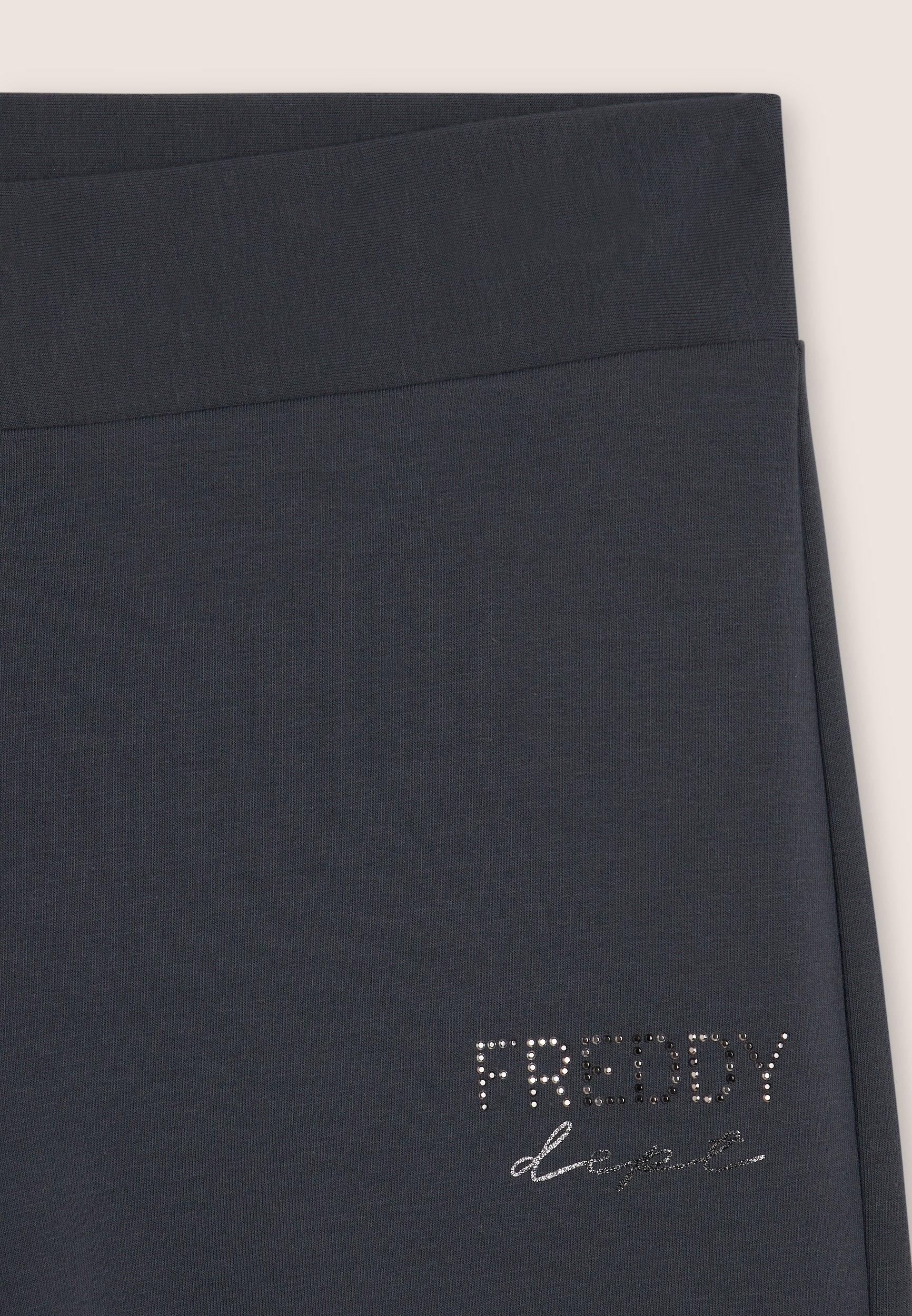 freddy-pantaloni-flare-in-felpa-elasticizzata-fondo-a-zampa image 3