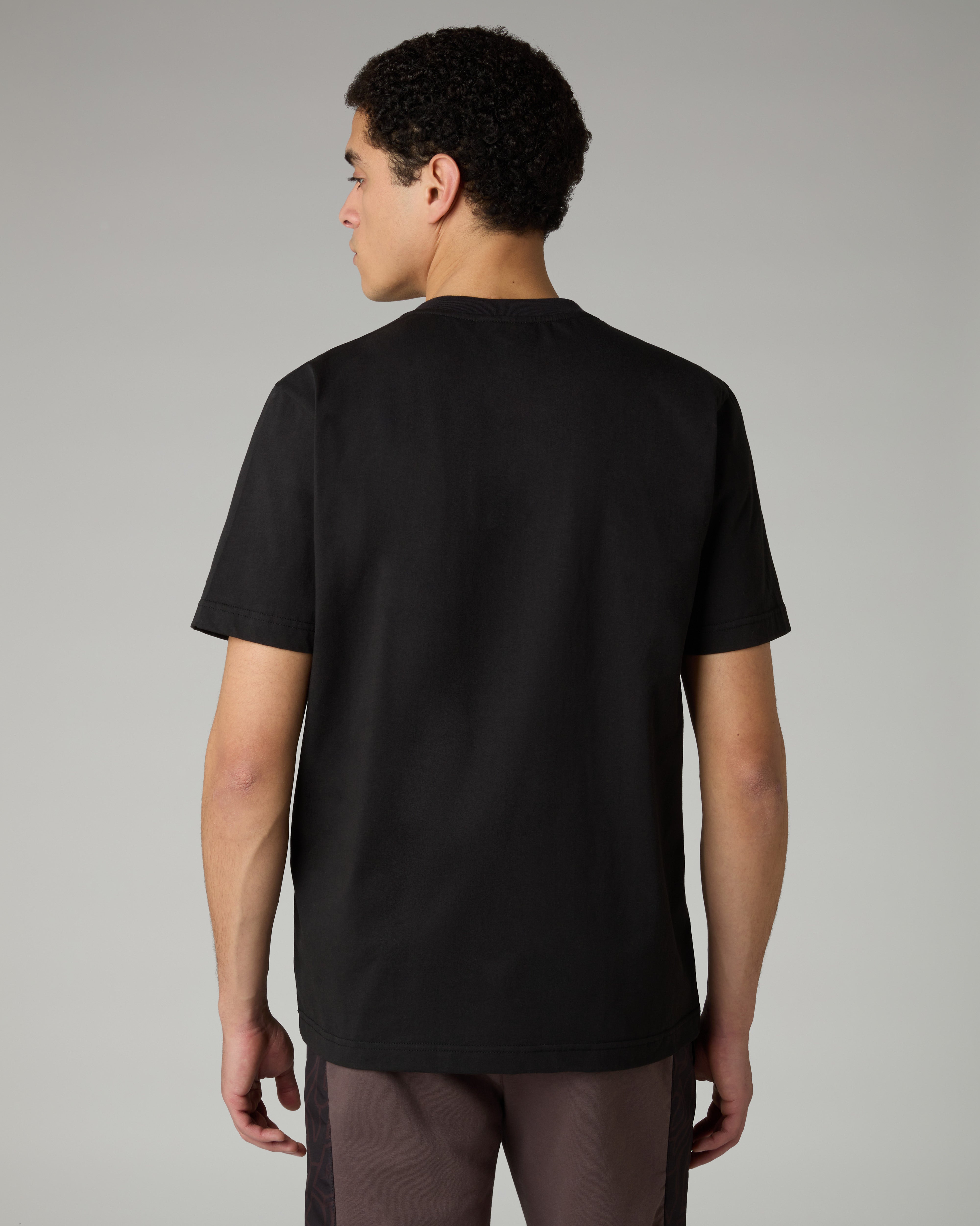 australian-spin-t-shirt-maglietta-cotone-nero-regular-fit image 3