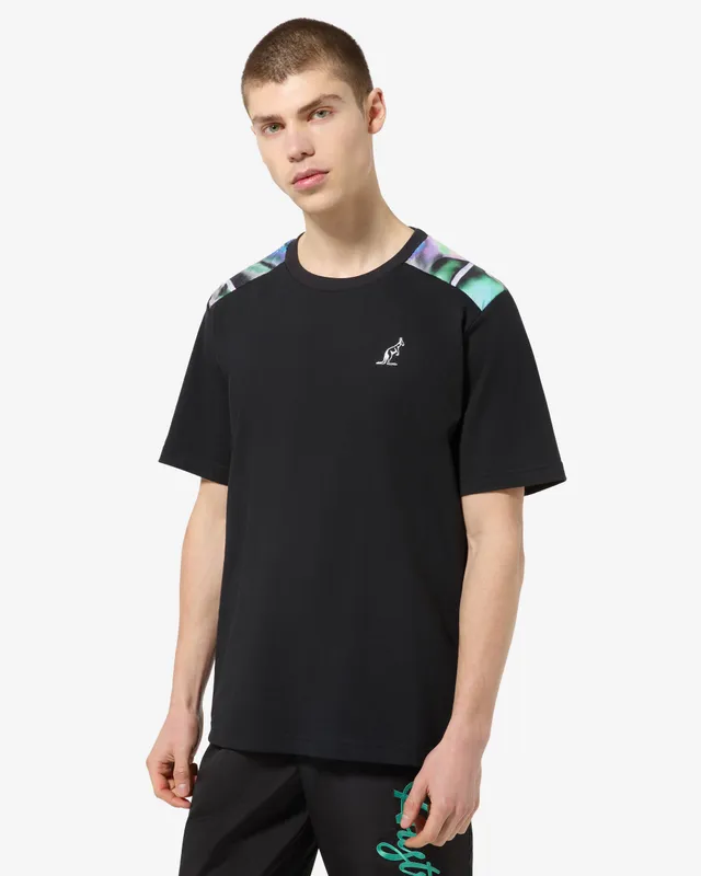 australian-pianeti-insert-t-shirt-t-shirt-cotone-nera-regular-fit image 1