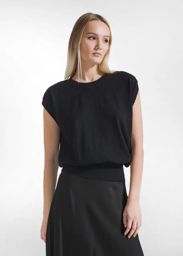 deha-top-sportivo-stretch-aderente-nero-d42383 image 1