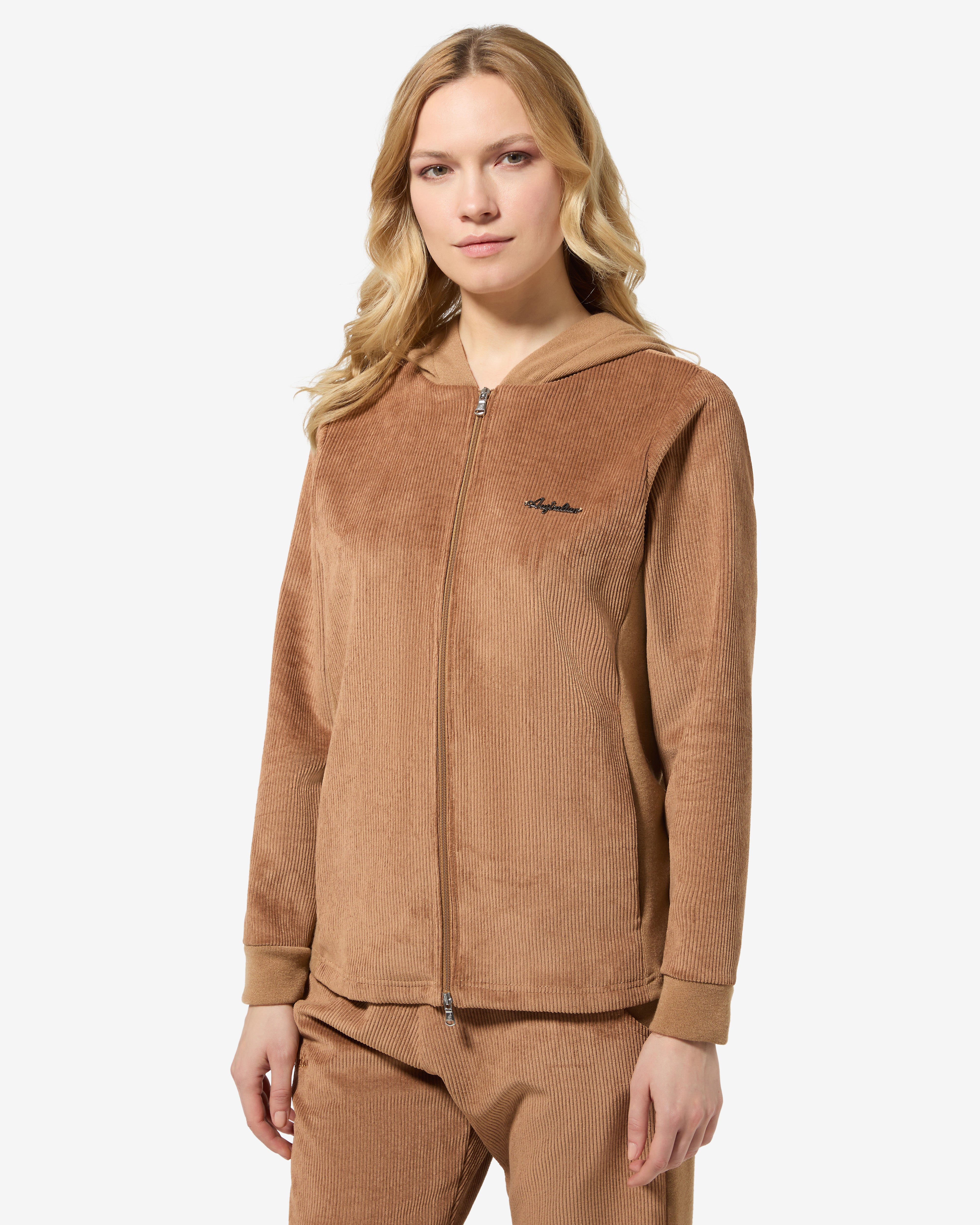 australian-corduroy-tracksuit-tuta-biscotto-nero-maglia-rayon image 3