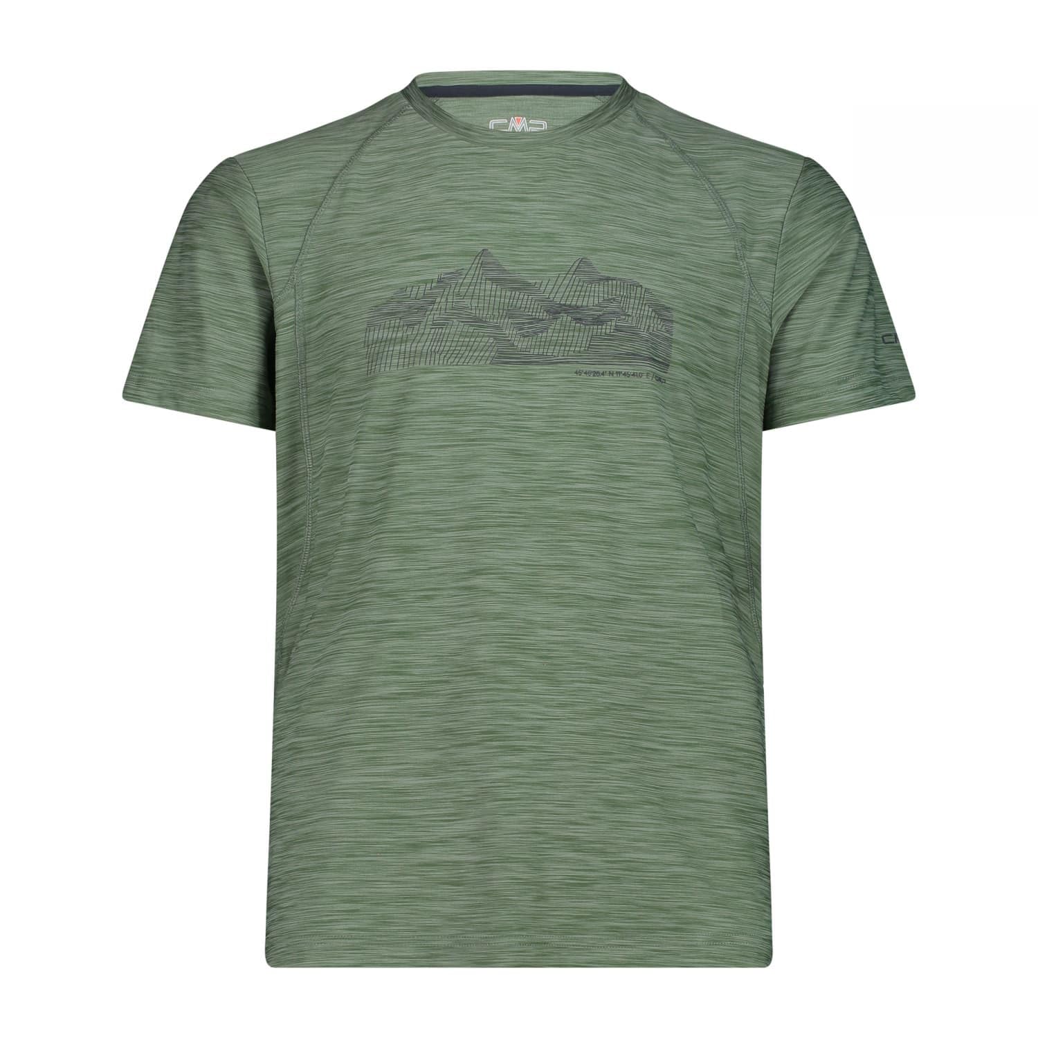 cmp-t-shirt-uomo-elasticizzata-jersey-melange image 7