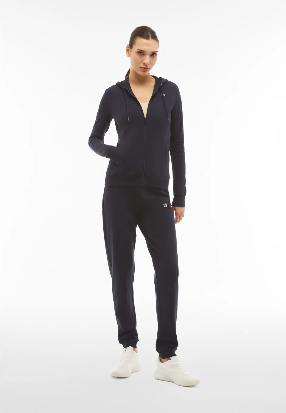 freddy-tuta-sportiva-in-interlock-felpa-cappuccio-zip-pantalone image 1