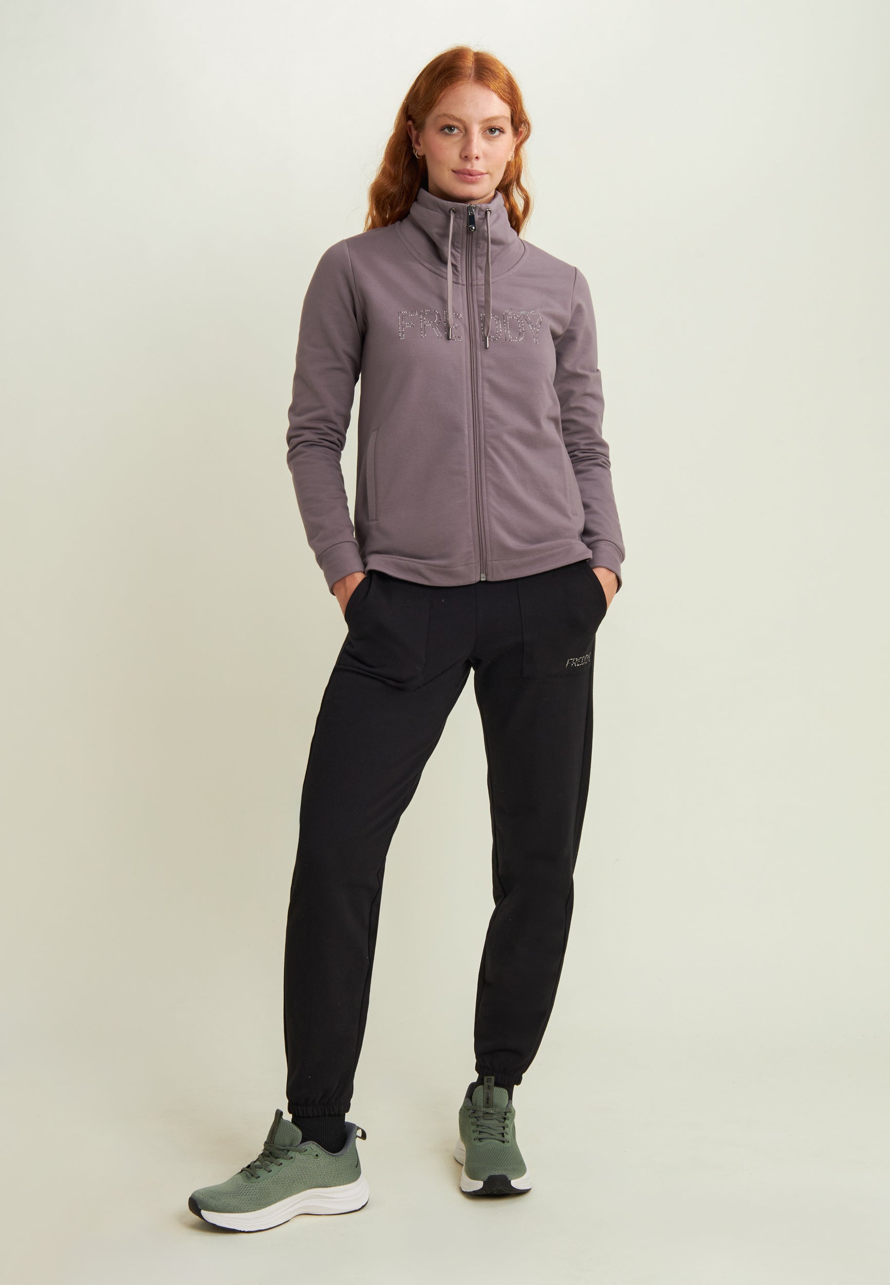 freddy-pantaloni-felpa-regular-con-fondo-elasticizzato-e-tasche image 2