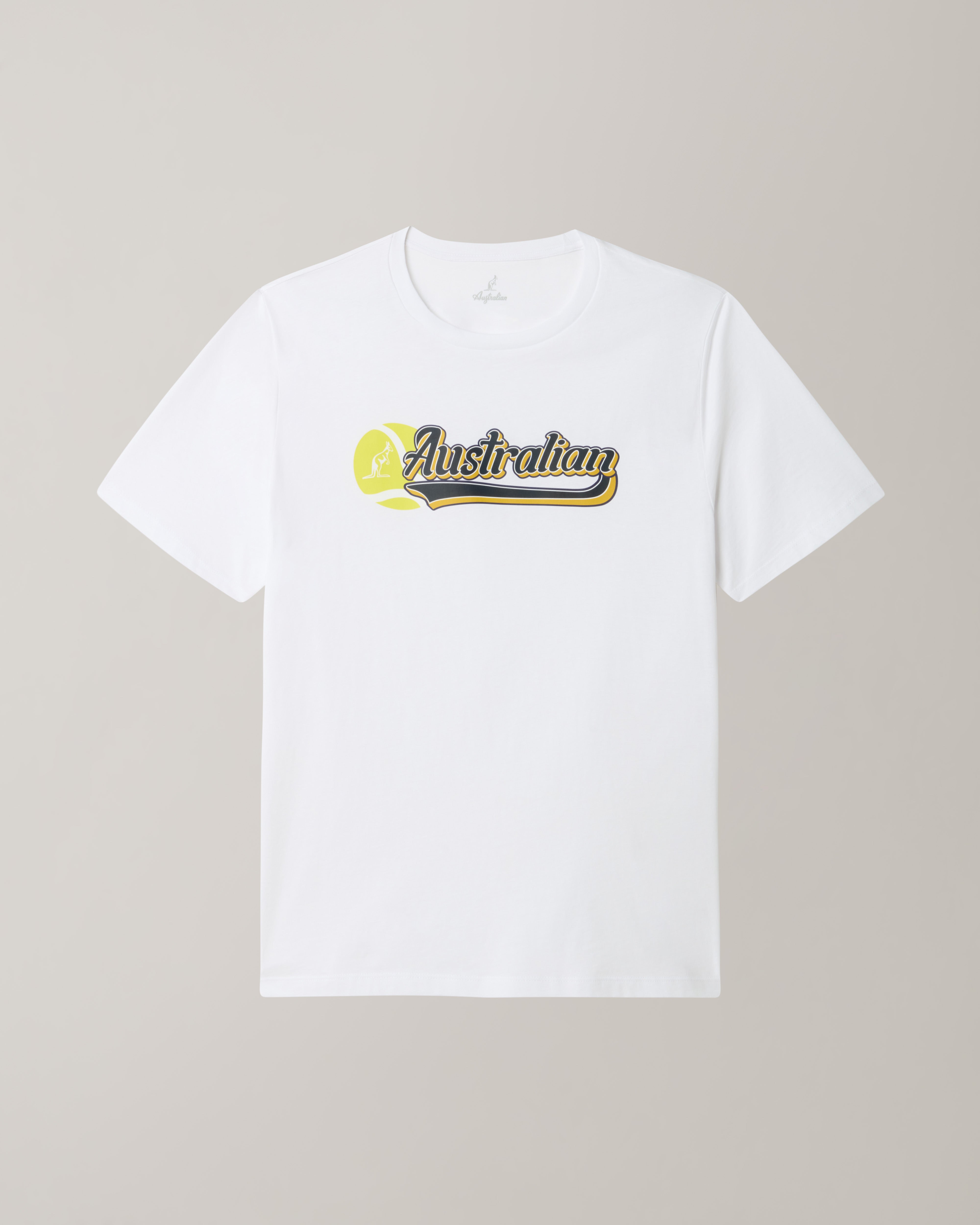 australian-t-shirt-in-cotone-bianca-tennis image 5